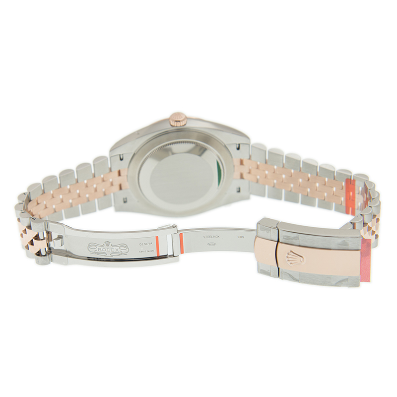 Datejust "Wimbledon" Rose Gold & Steel Jubilee Grey Dial 41mm Product Image 6