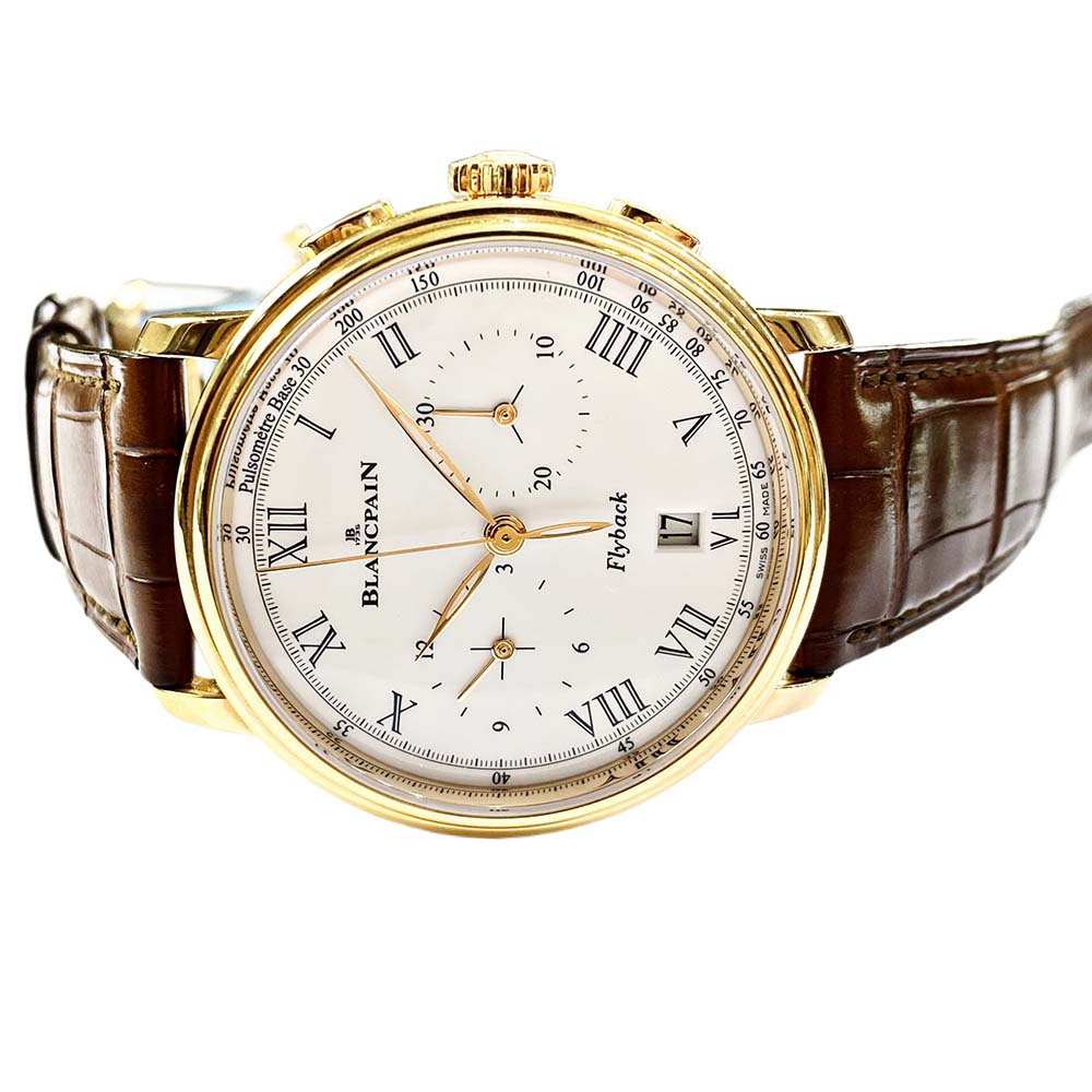 Villeret Chronograph Pulsometre Rose Gold White Dial 43mm Product Image 3