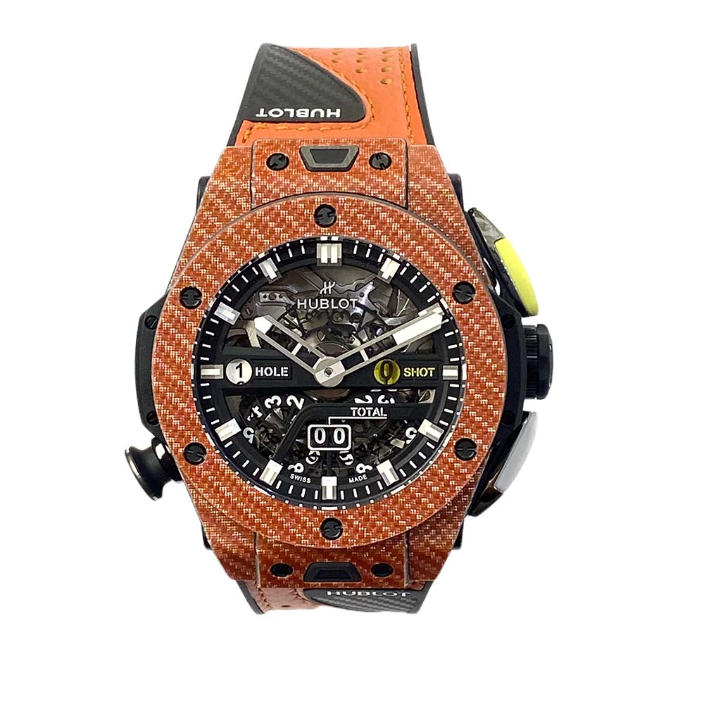 Big Bang Unico Golf Carbon Orange Skeleton Dial 45mm Product Image 2