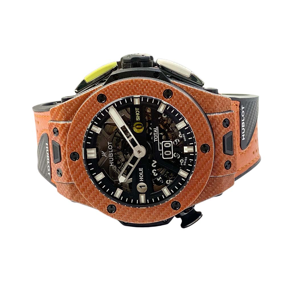 Big Bang Unico Golf Carbon Orange Skeleton Dial 45mm Product Image 3