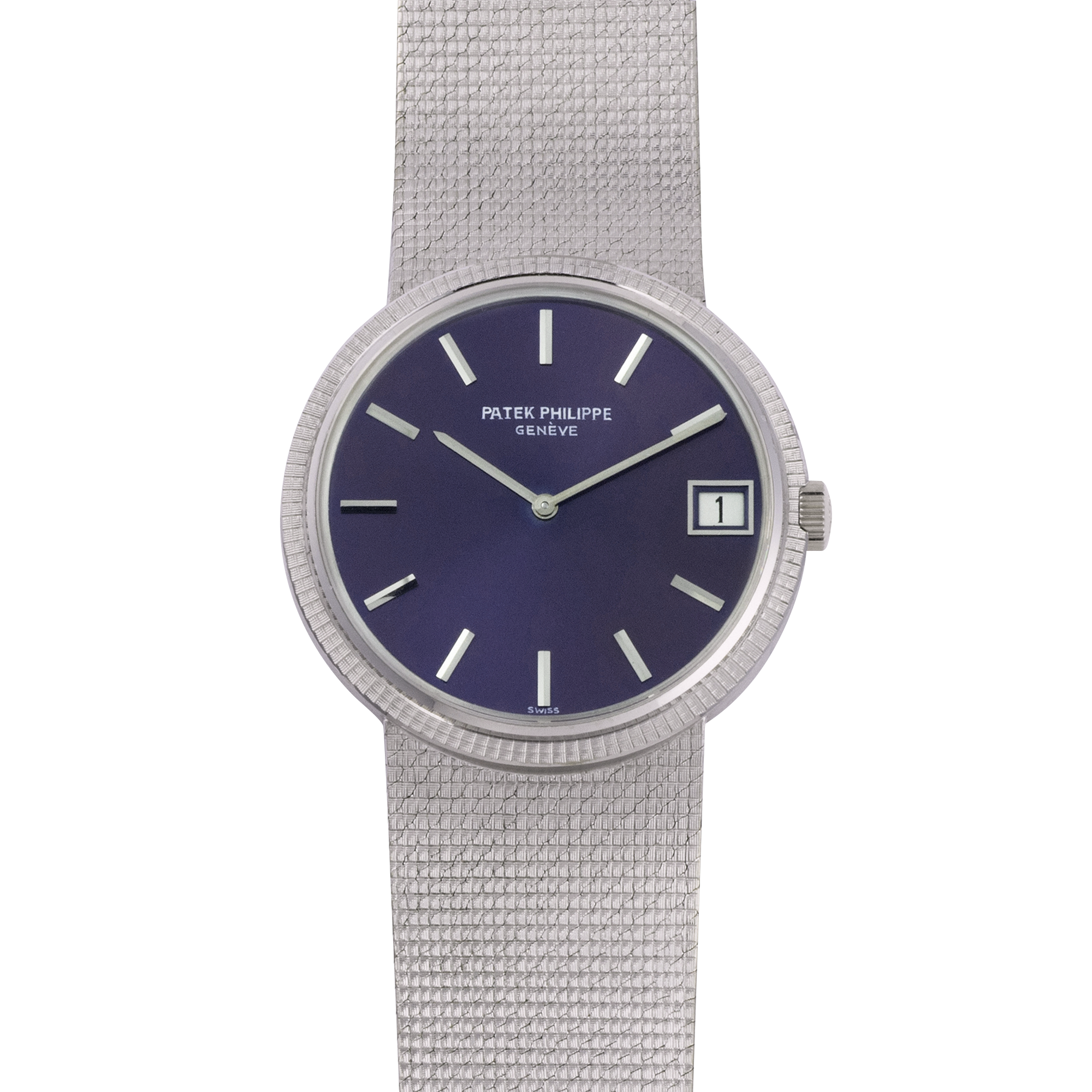 Vintage Calatrava White Gold Blue Dial 33mm Product Image
