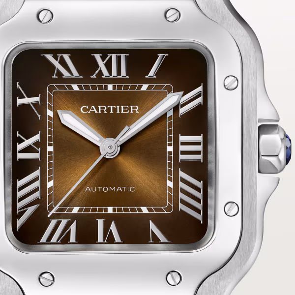 Santos de Cartier Steel Brown Dial 35mm Product Image 2