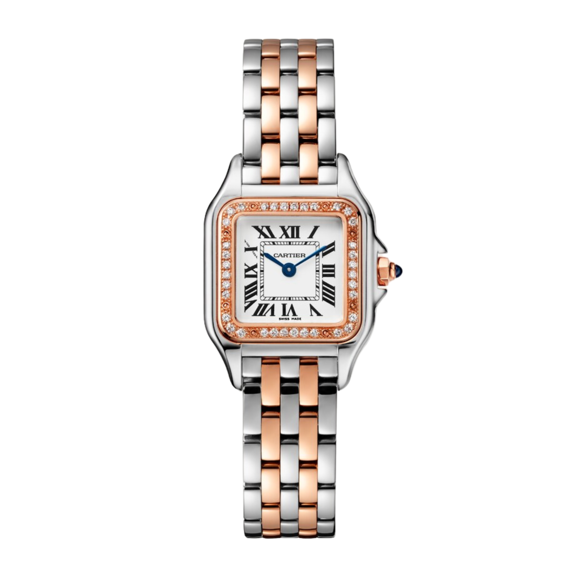 Panthère de Cartier Rose Gold & Steel Diamond White Dial 22mm Product Image 1
