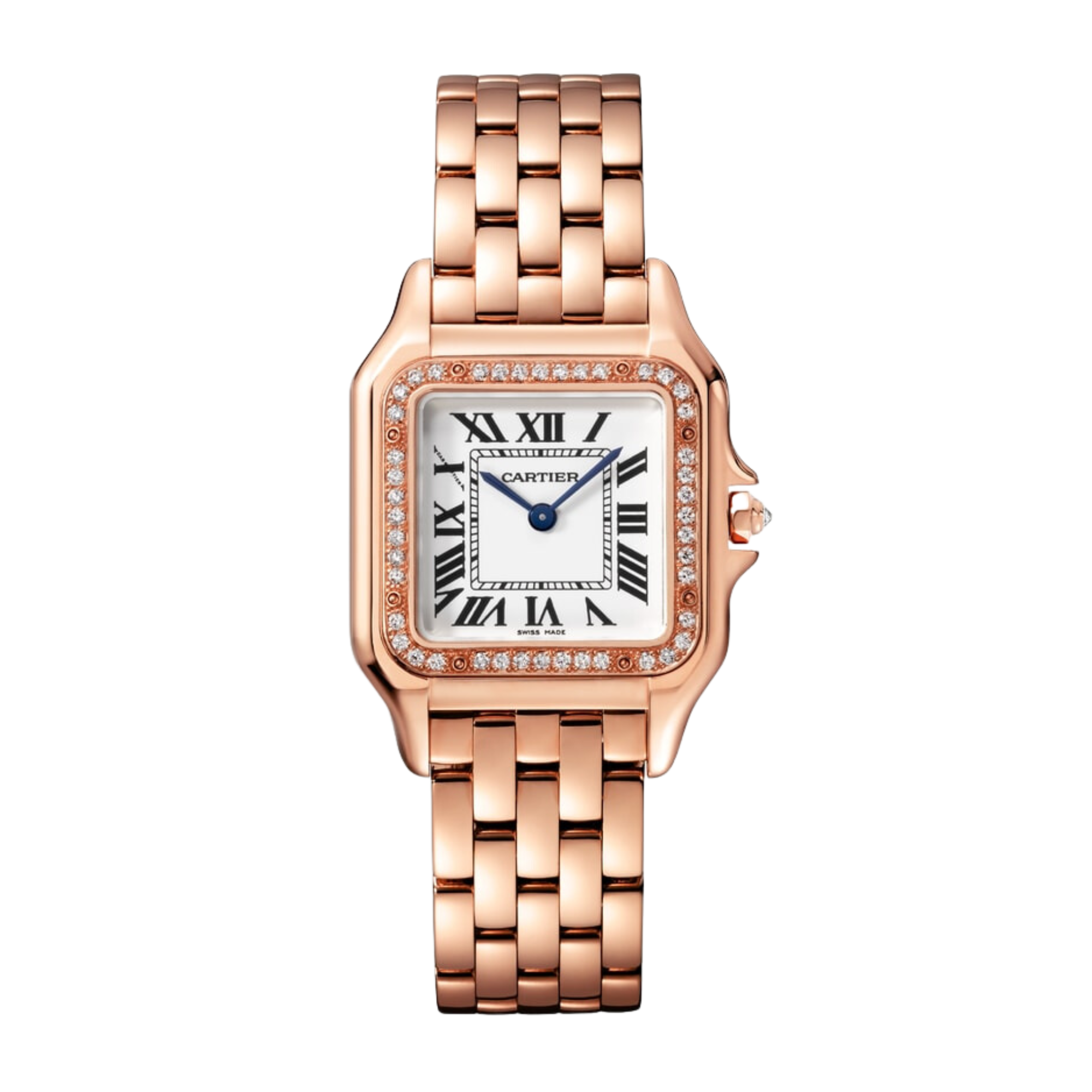 Panthère de Cartier Rose Gold Diamond White Dial 27mm Product Image 1