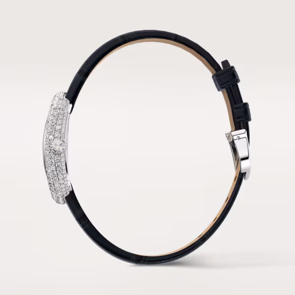 Baignoire de Cartier White Gold Diamond Silver Dial 26mm Product Image 3