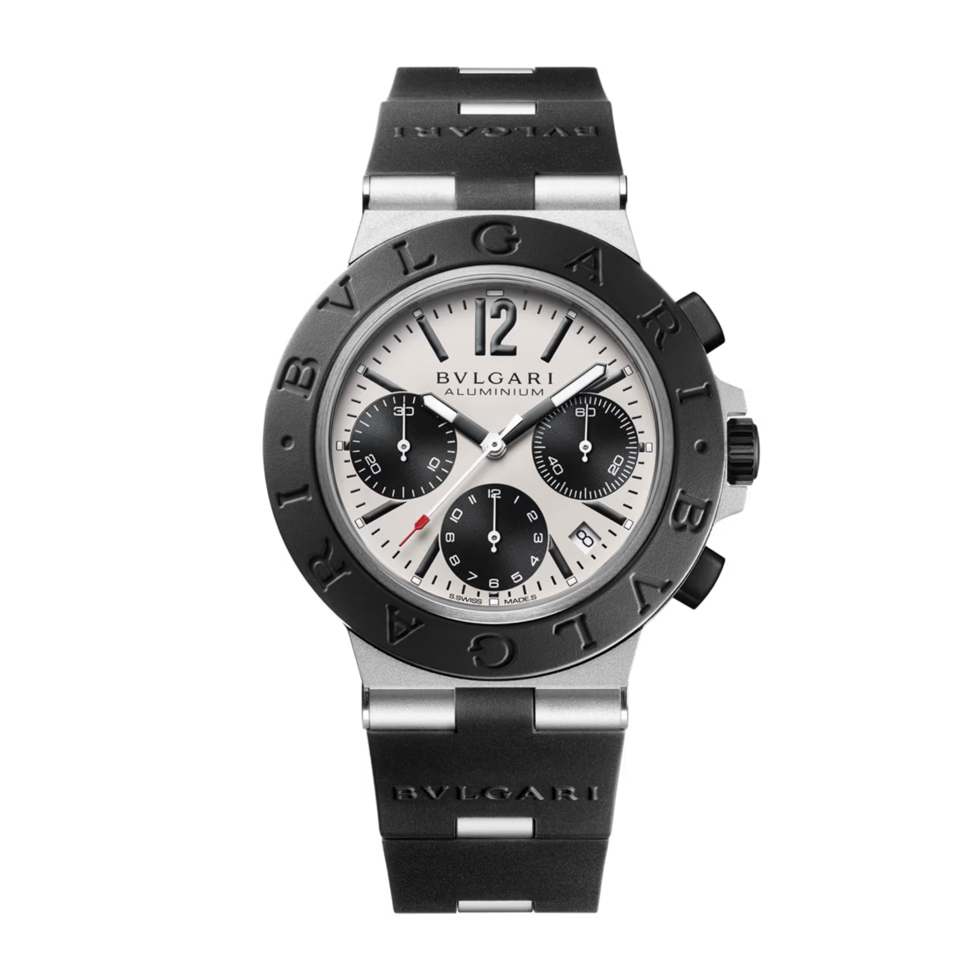 Aluminium Chronograph Titanium & Aluminium White Dial 41mm Product Image 1