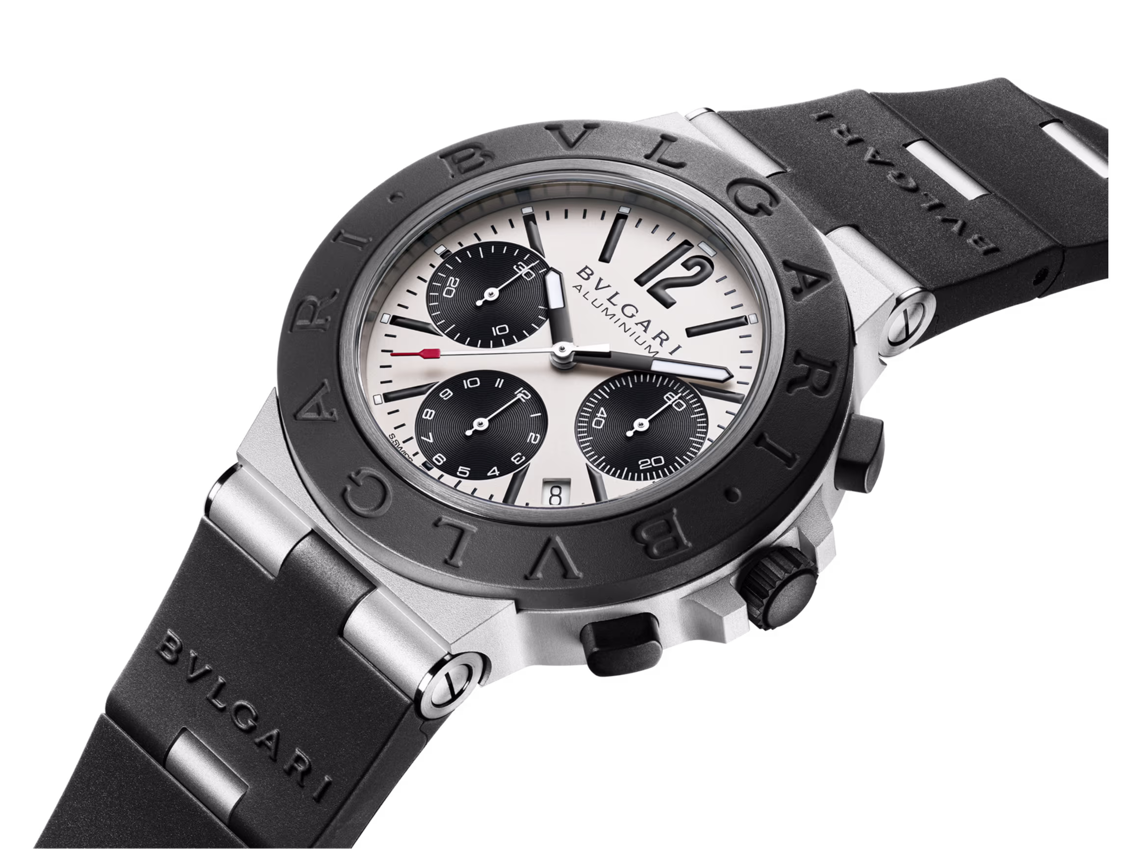 Aluminium Chronograph Titanium & Aluminium White Dial 41mm Product Image 2