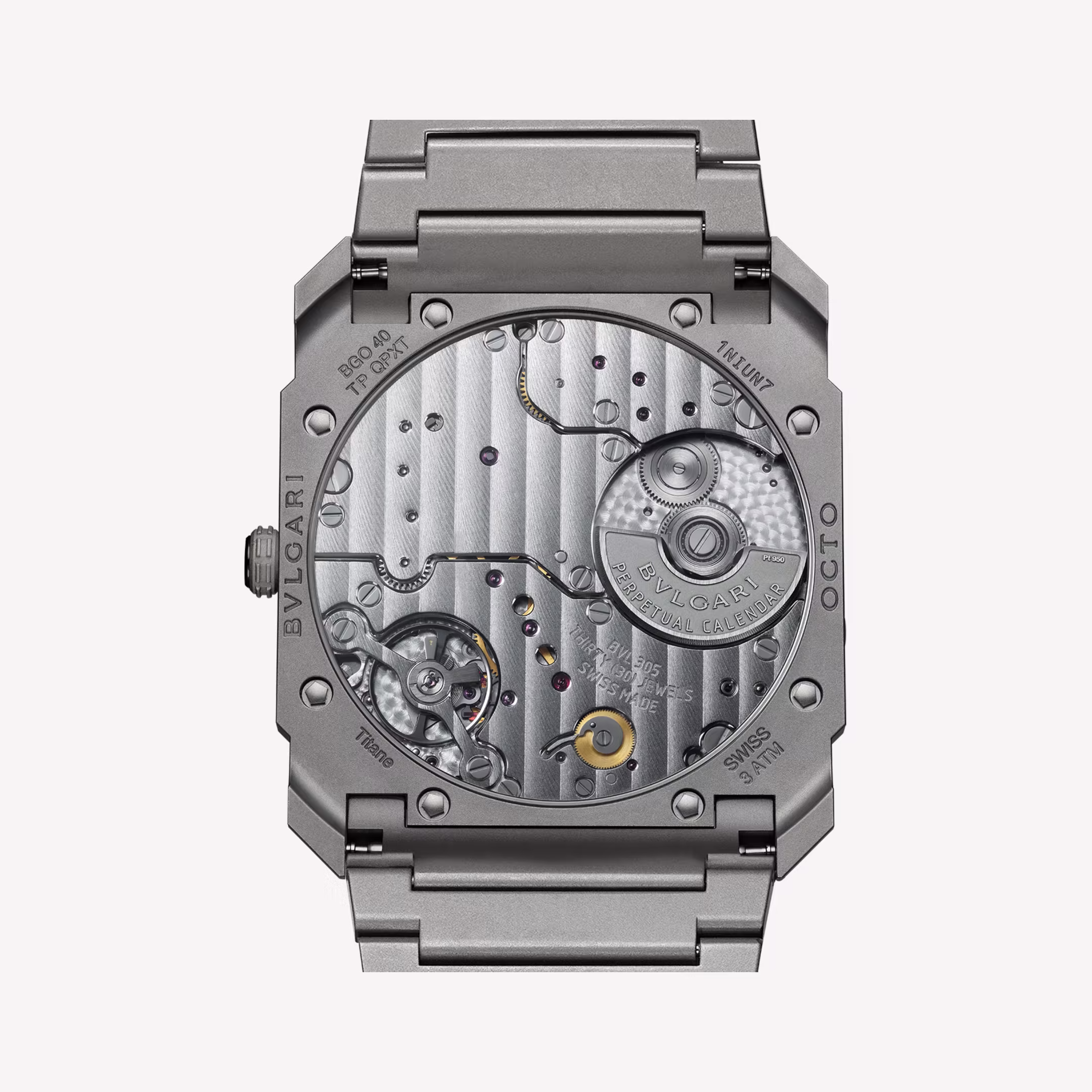 Octo Finissimo Perpetual Calendar Titanium Grey Dial 40mm Product Image 4