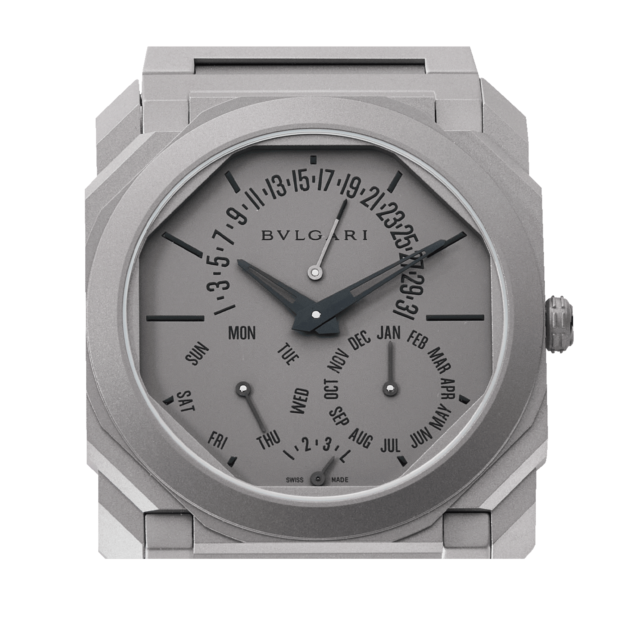 Octo Finissimo Perpetual Calendar Titanium Grey Dial 40mm Product Image 2
