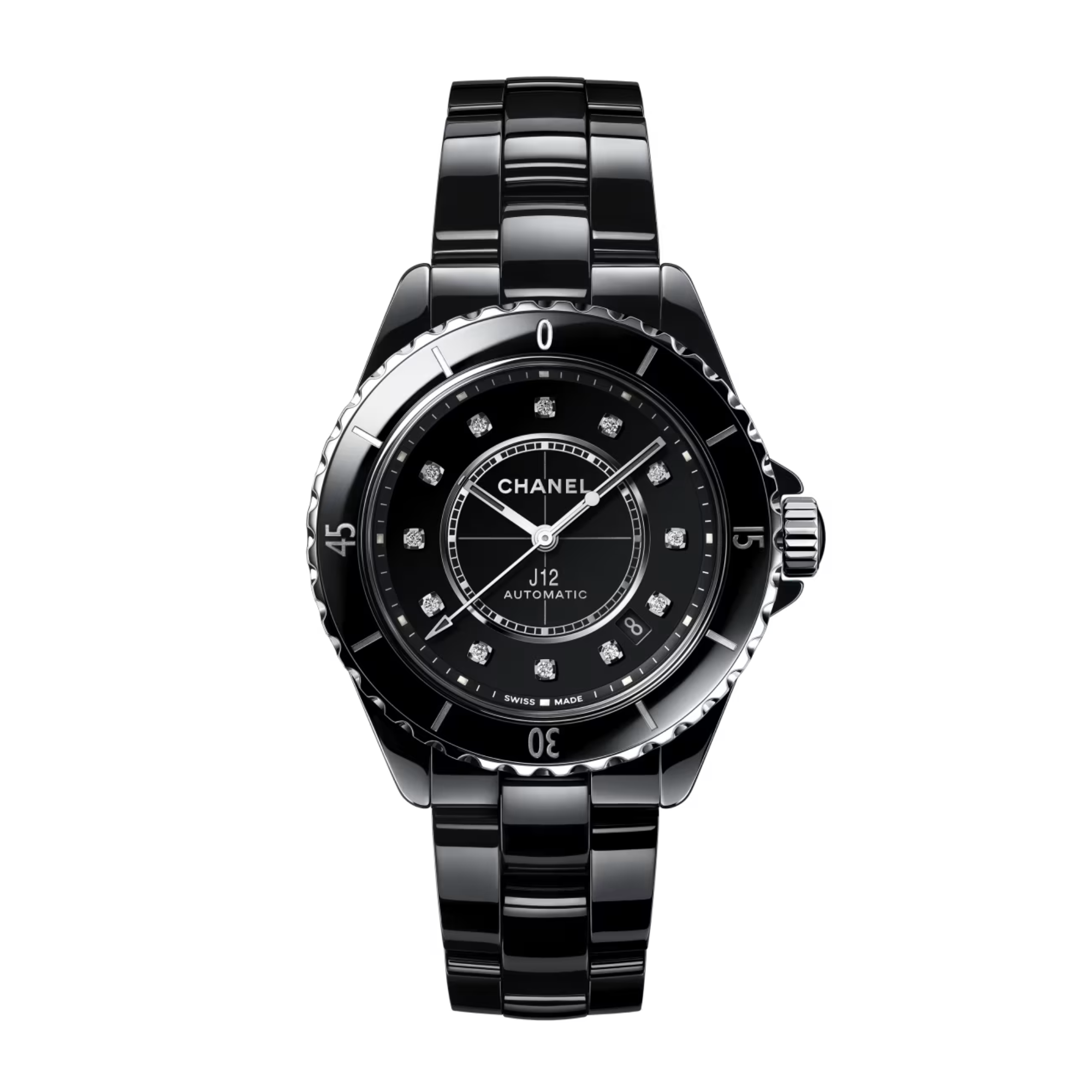 J12 Ceramic Black Dial 38mm Product Image 1