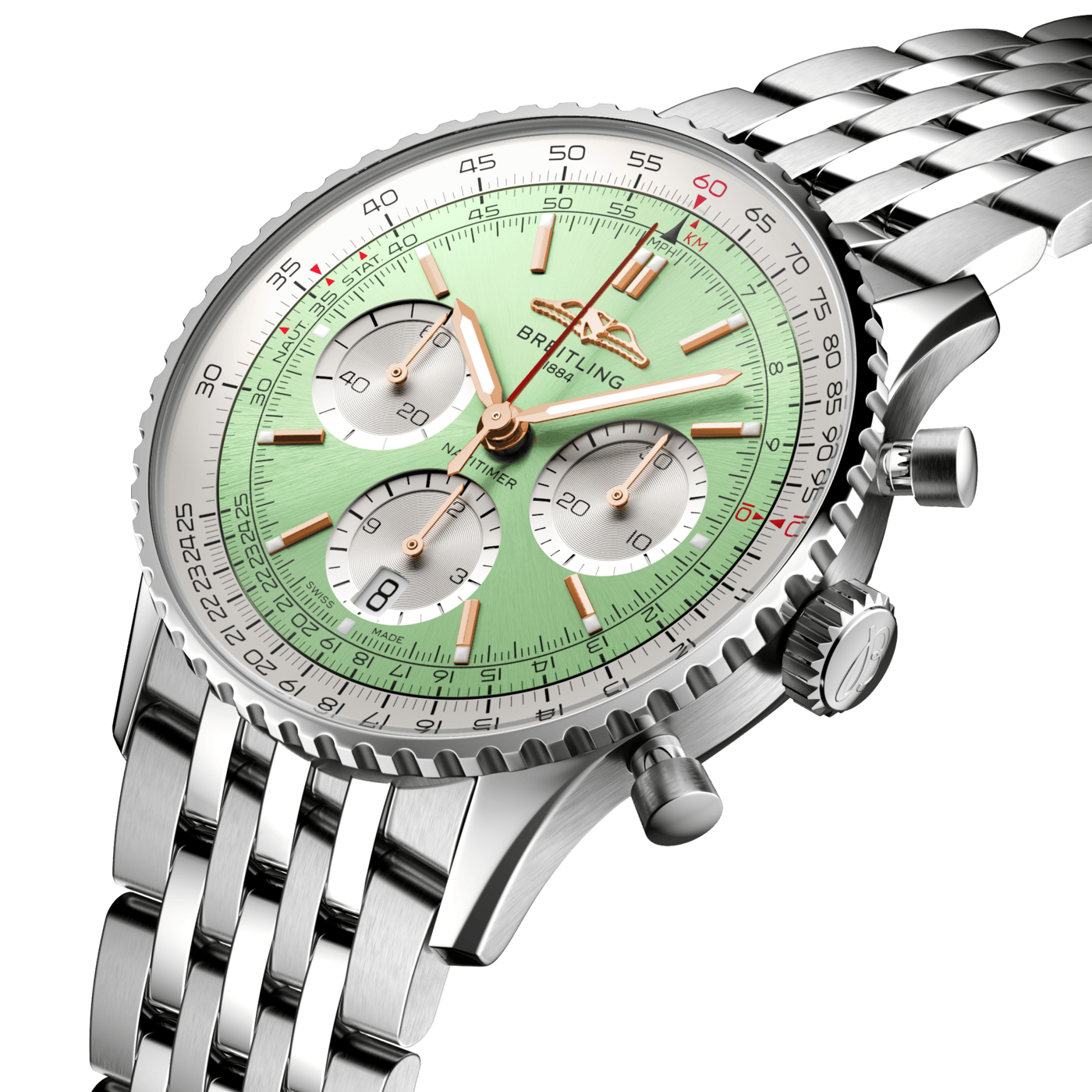 Navitimer B01 Chronograph Steel Green Dial 41mm Product Image 2
