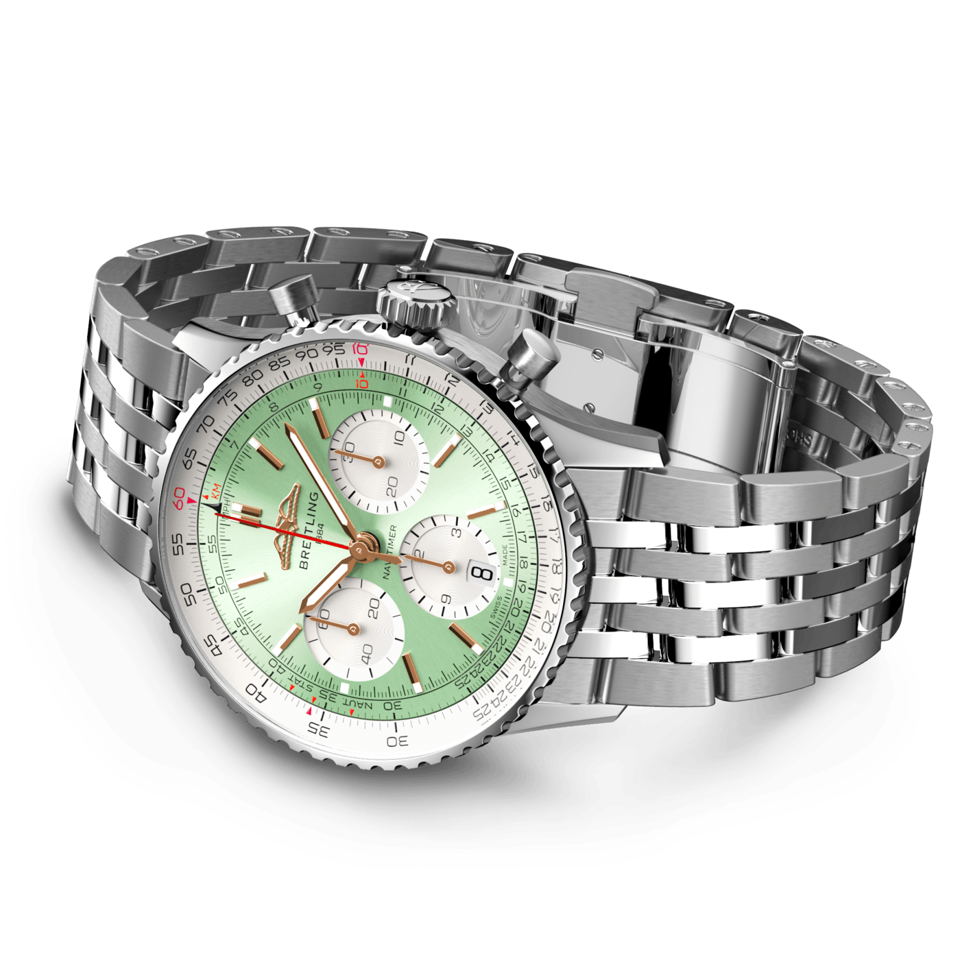 Navitimer B01 Chronograph Steel Green Dial 41mm Product Image 3