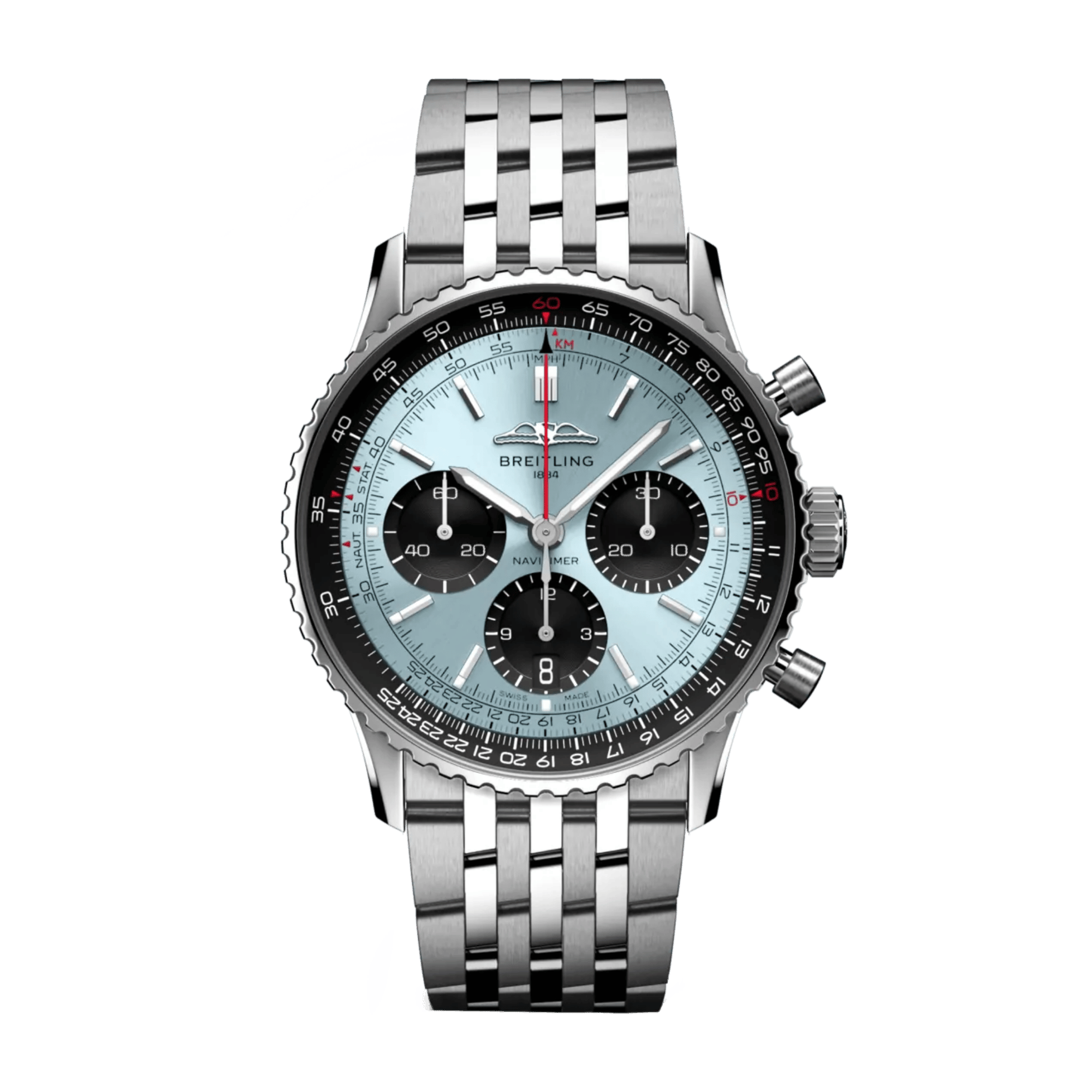 Navitimer B01 Chronograph Steel Ice Blue Dial 41mm Product Image 1