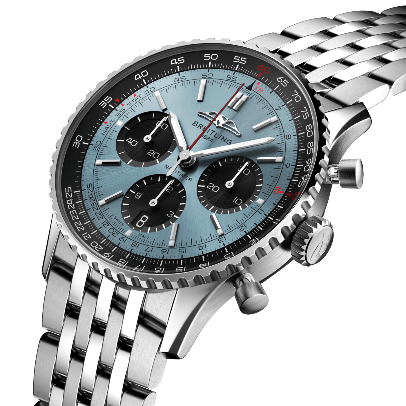 Navitimer B01 Chronograph Steel Ice Blue Dial 41mm Product Image 2