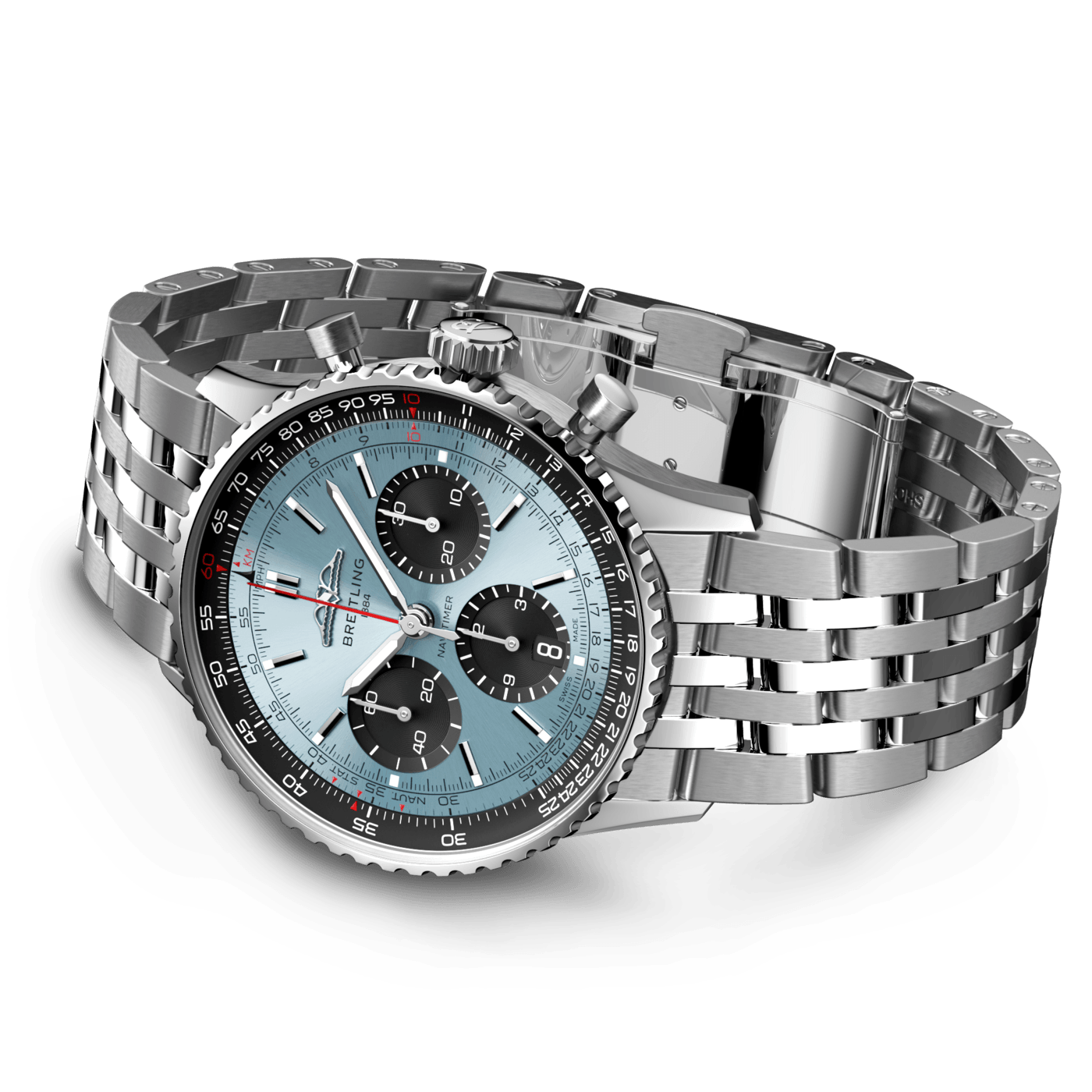 Navitimer B01 Chronograph Steel Ice Blue Dial 41mm Product Image 3
