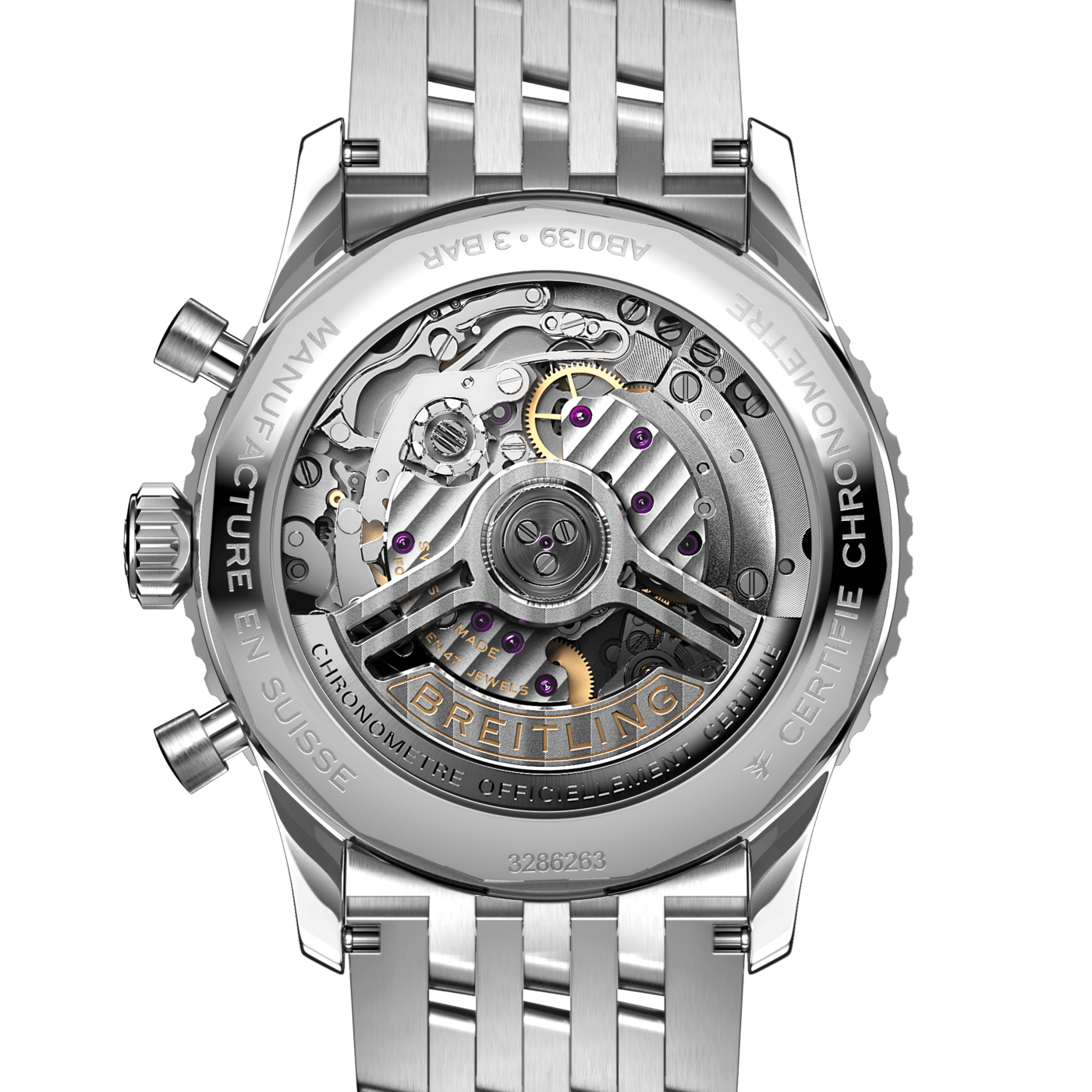 Navitimer B01 Chronograph Steel Ice Blue Dial 41mm Product Image 4