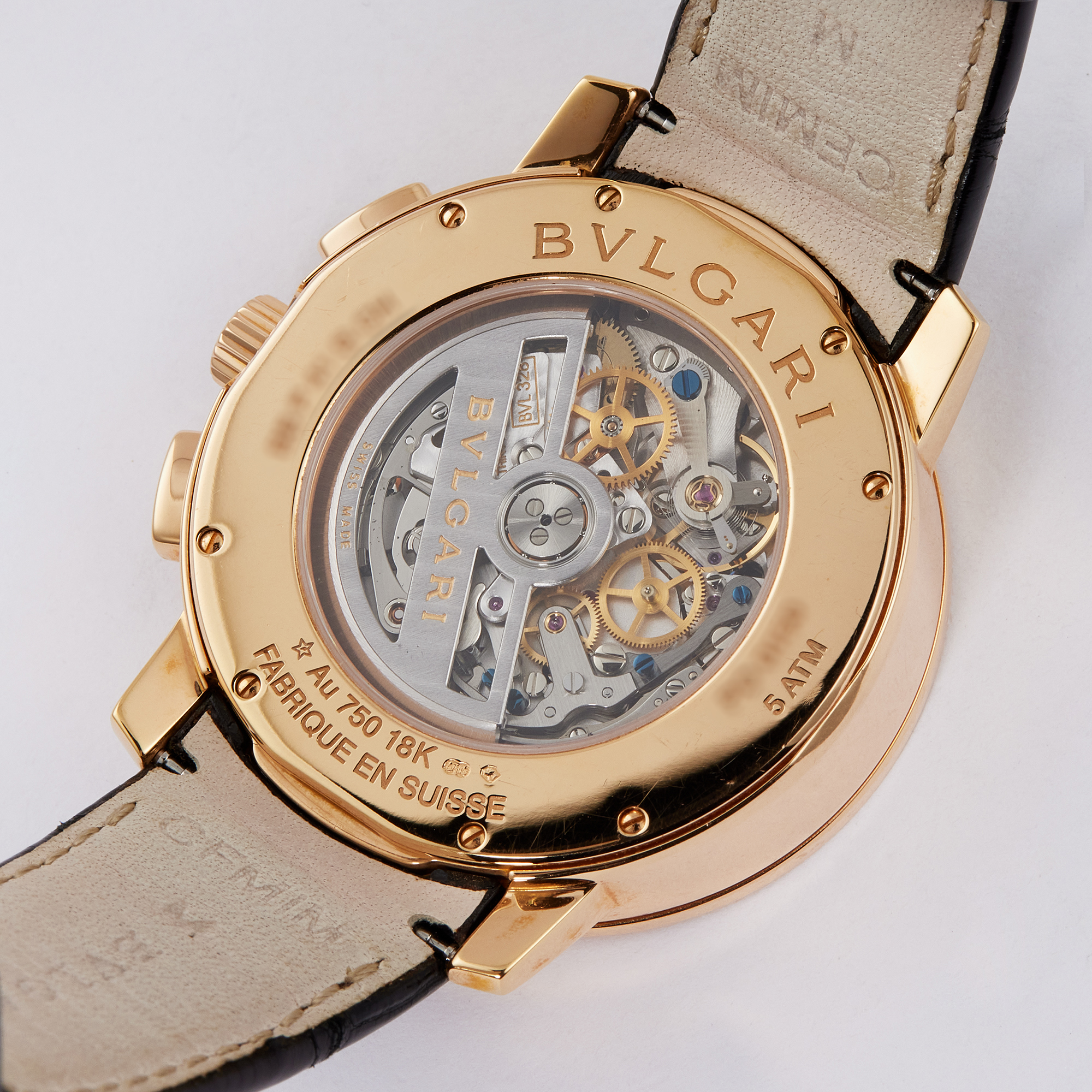 Bulgari Velocissimo Chronograph Rose Gold Black Dial 41mm Product Image 5