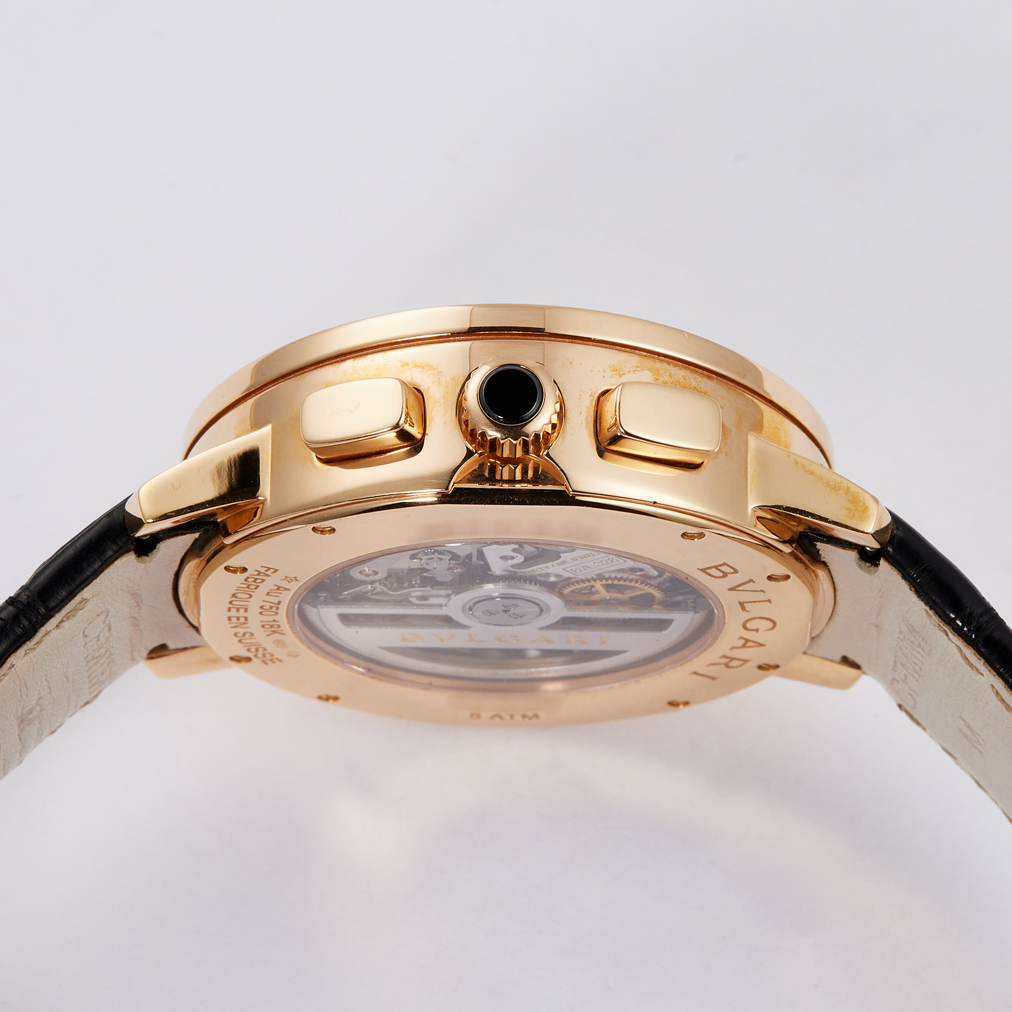 Bulgari Velocissimo Chronograph Rose Gold Black Dial 41mm Product Image 6