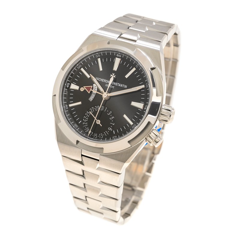 Overseas Dual Time Steel Black Dial 41mm Product Image 3