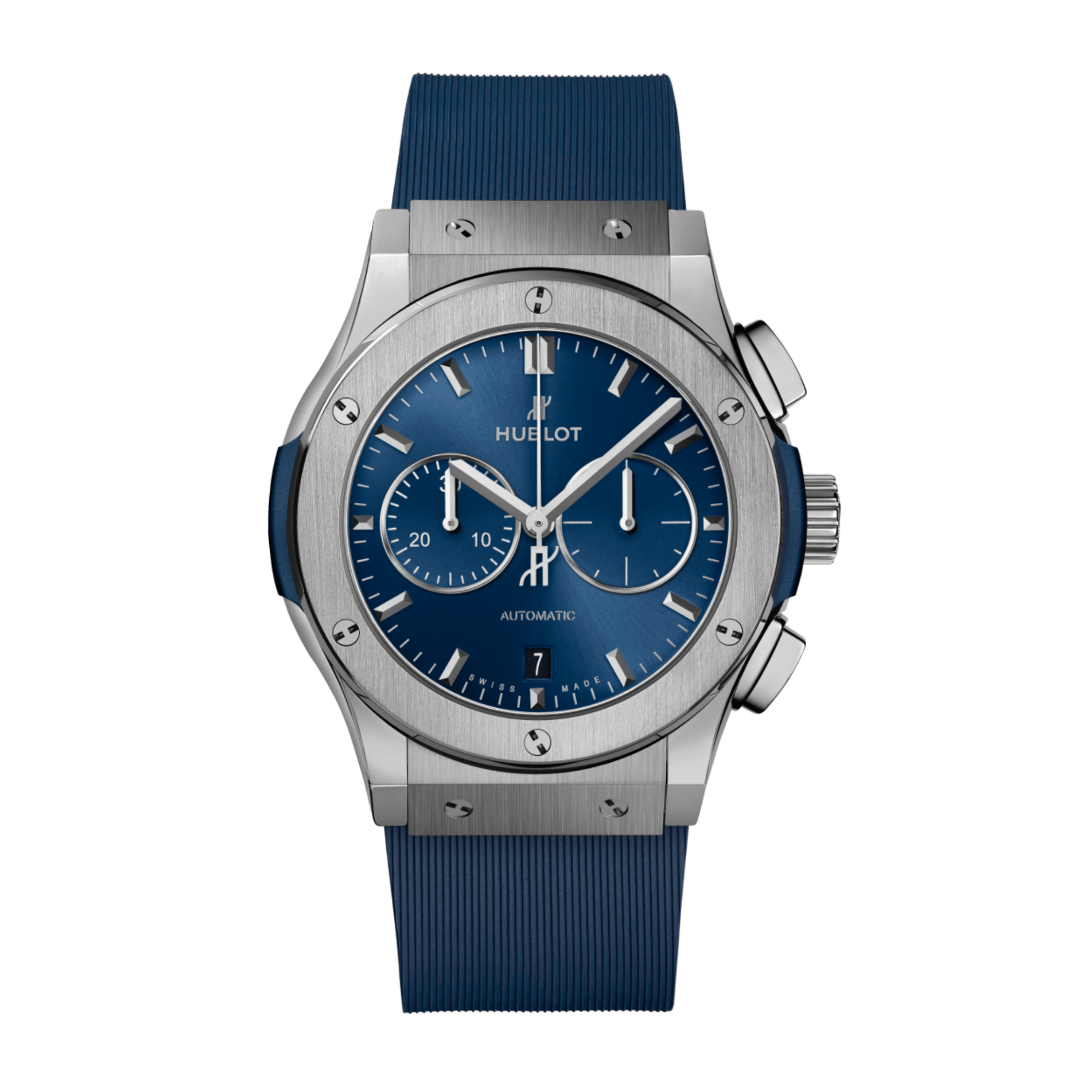 Classic Fusion Chronograph Titanium Blue Dial 42mm Product Image 1