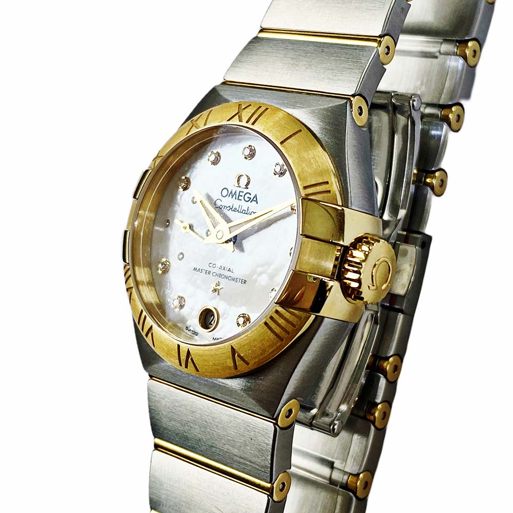 Constellation Petite Seconds Yellow Gold & Steel Mother of Pearl Dial 27mm Product Image 3
