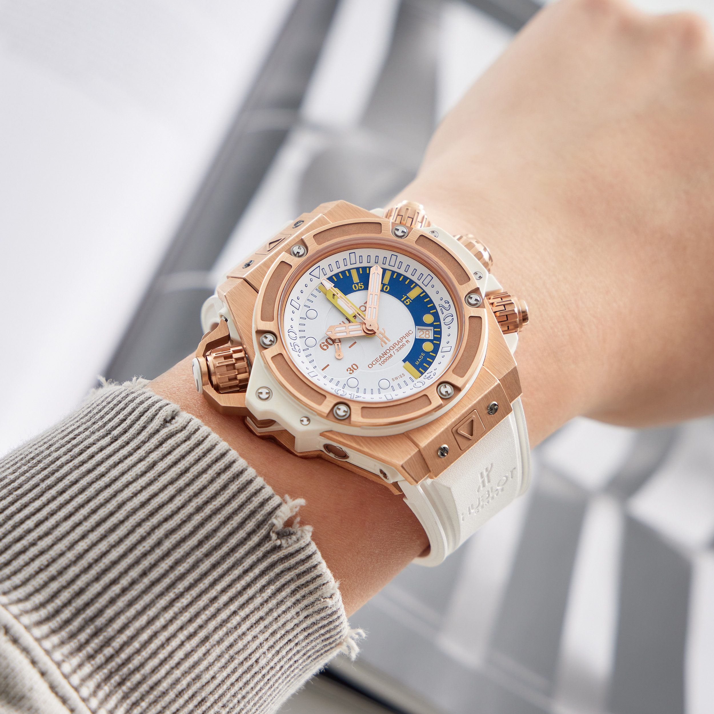 King Power Oceanographic Rose Gold White Dial 48mm Product Image