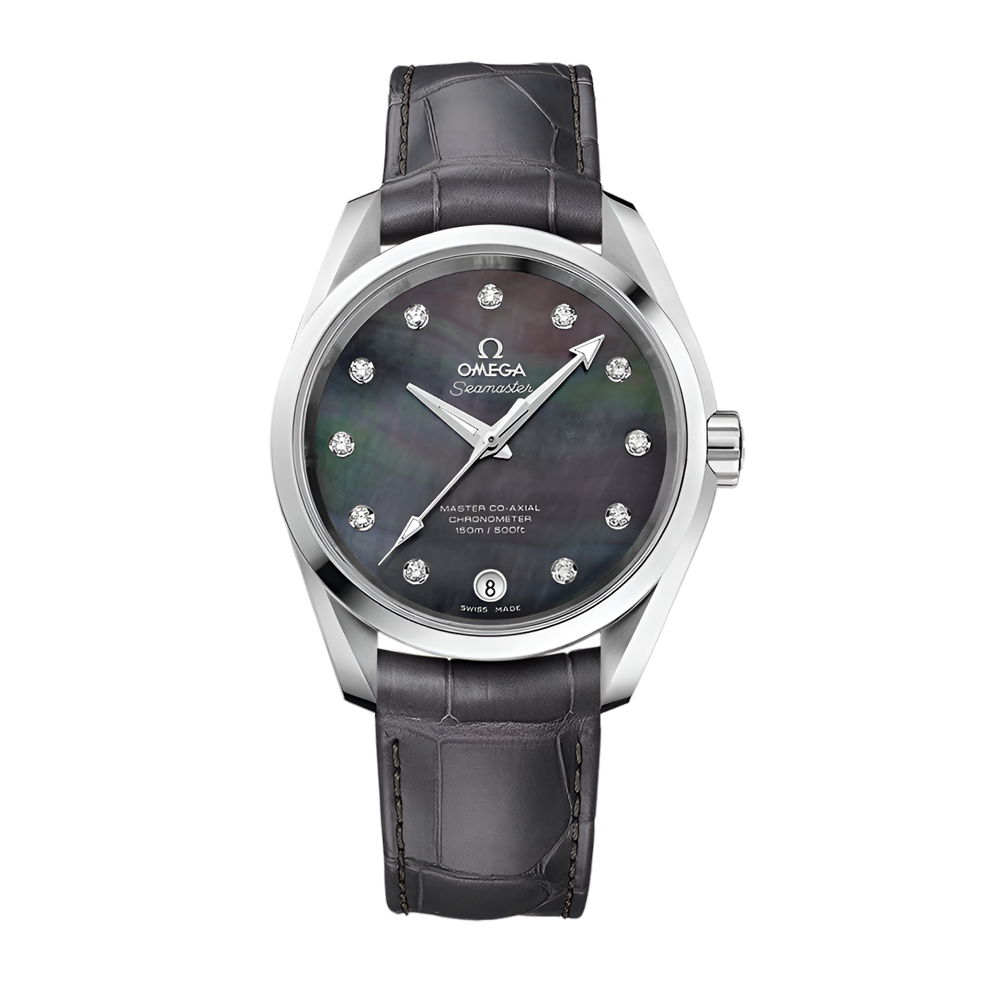Aqua Terra Steel Black Mother of Pearl Dial 38mm Product Image 1