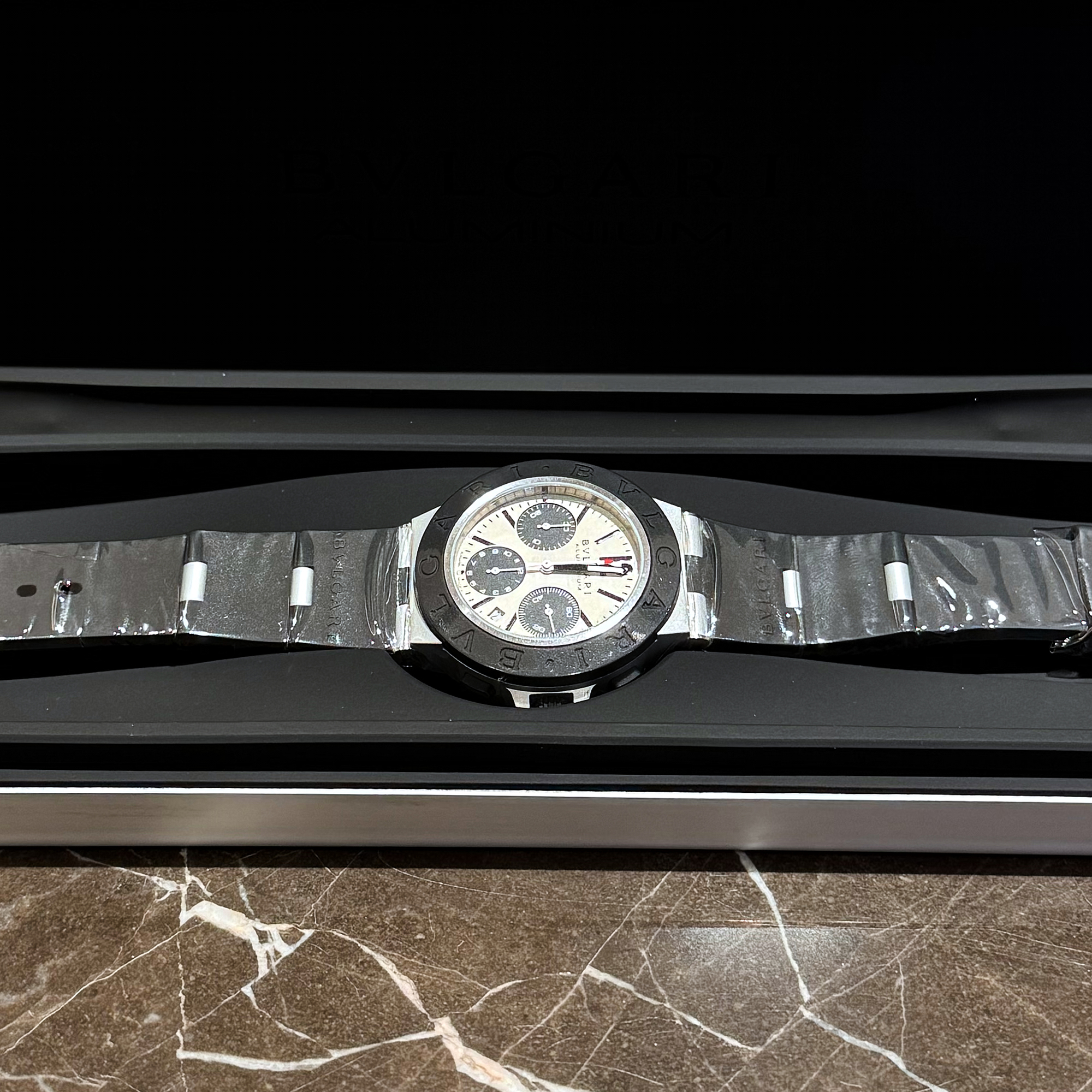 Aluminium Chronograph Titanium & Aluminium White Dial 41mm Product Image 6