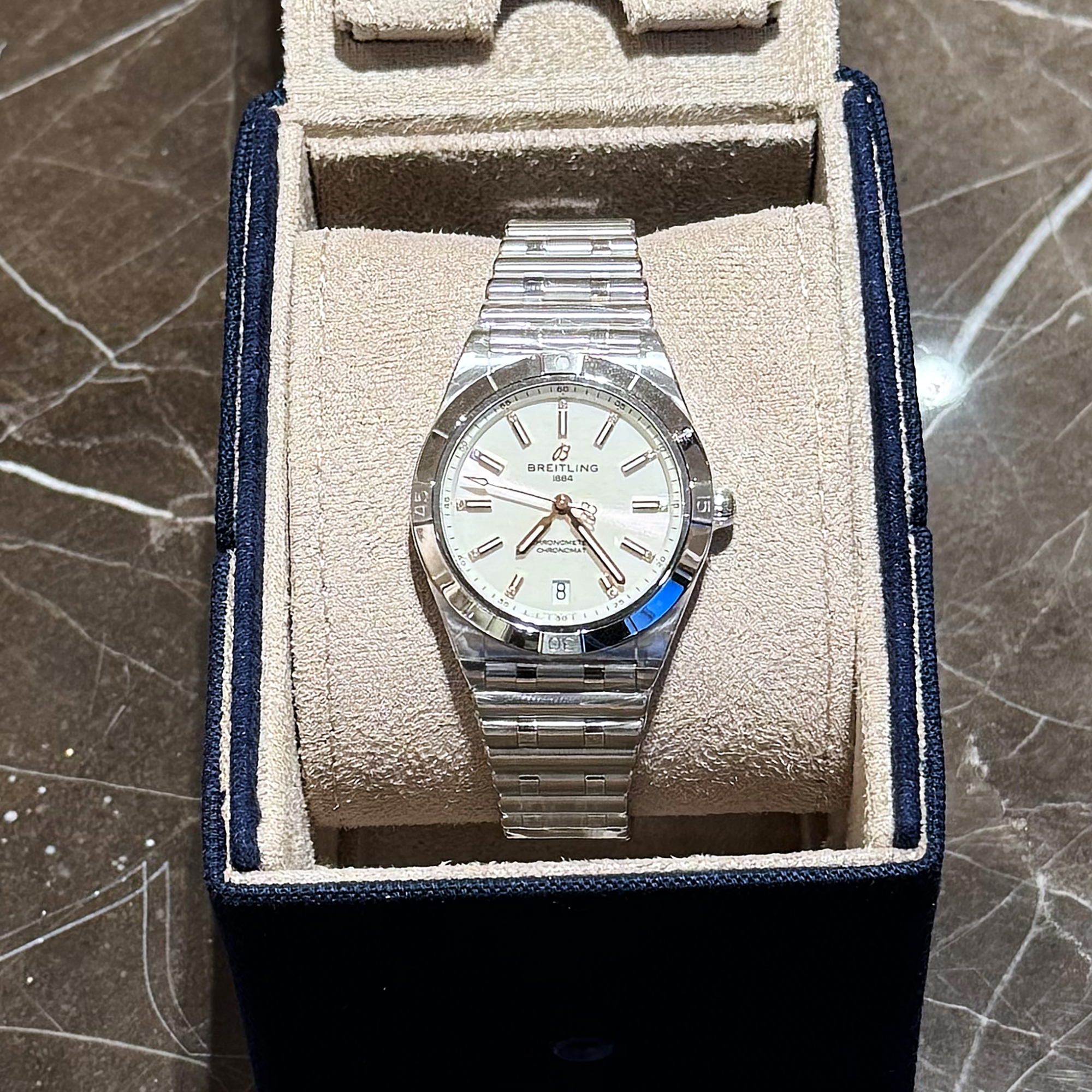 Chronomat Steel White Dial 36mm Product Image 6