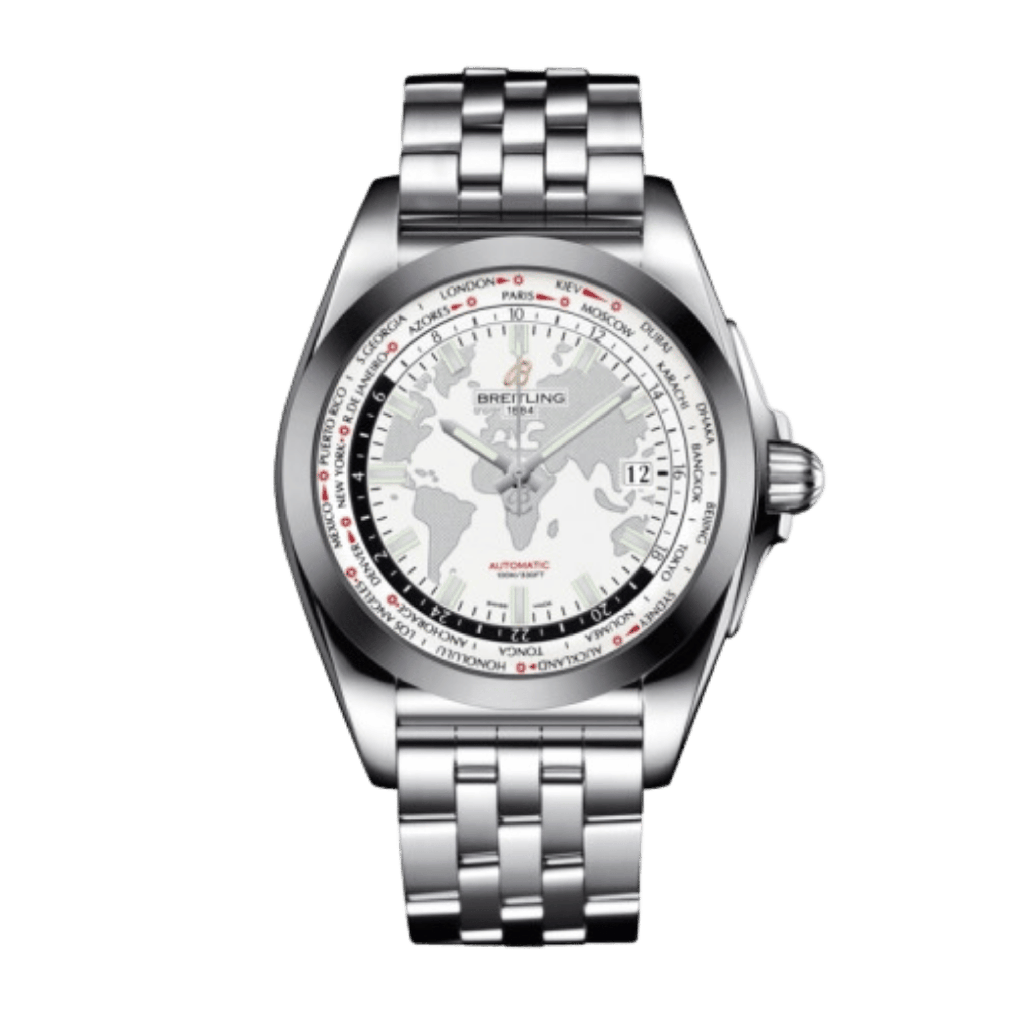 Galactic Unitime Steel White Dial 44mm Product Image