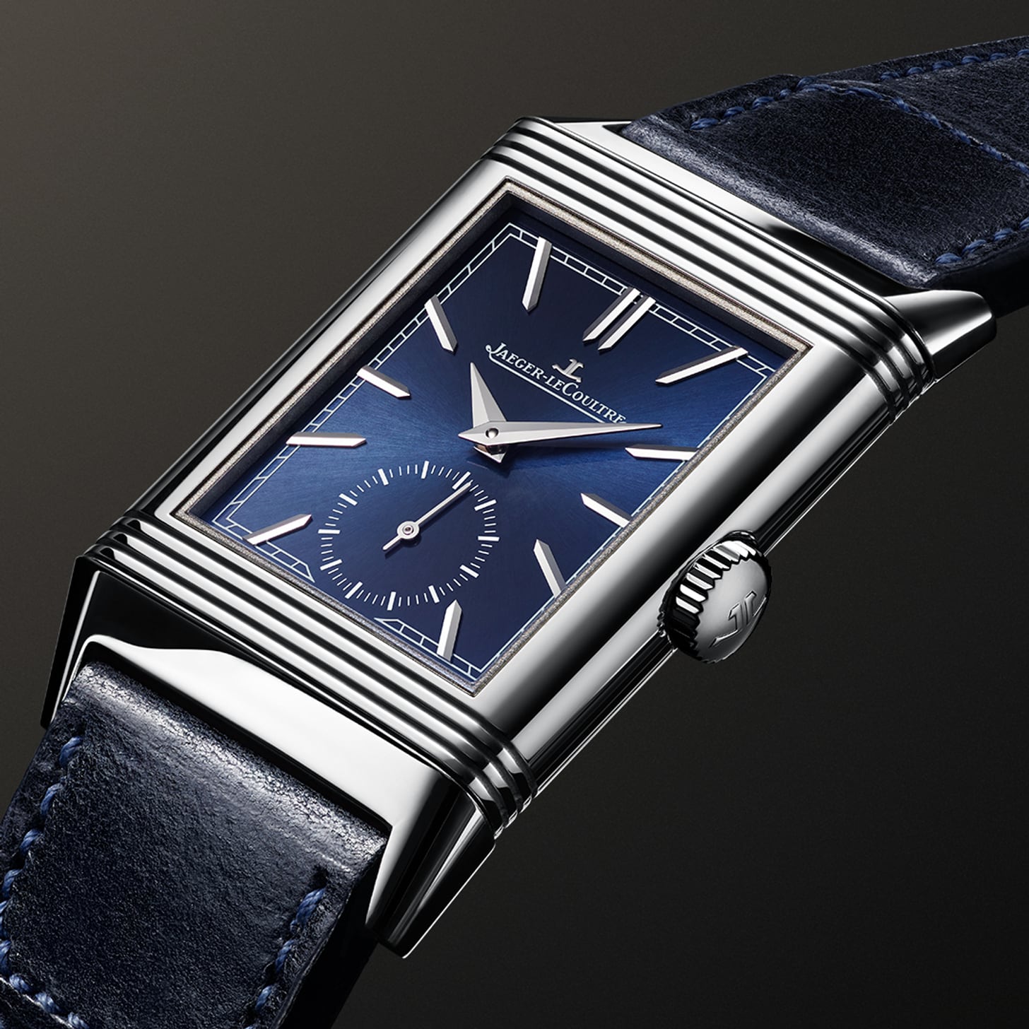 Reverso Tribute Duoface Steel Blue Dial 28mm Product Image 4