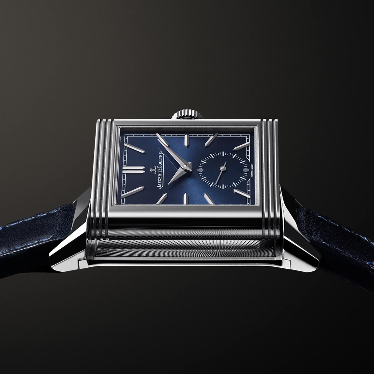 Reverso Tribute Duoface Steel Blue Dial 28mm Product Image 5