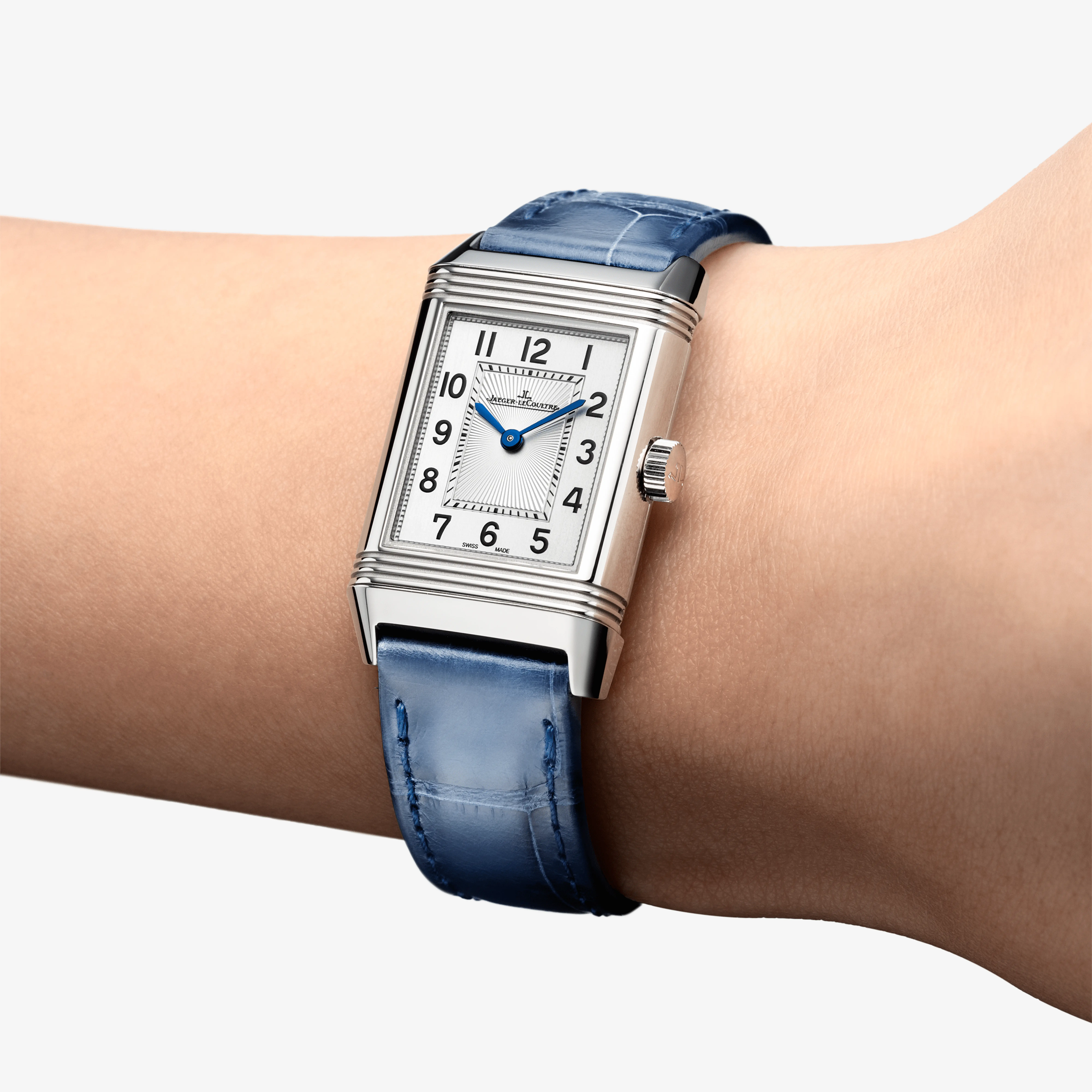 Reverso Classic Duetto Steel Silver Dial 21mm Product Image 4