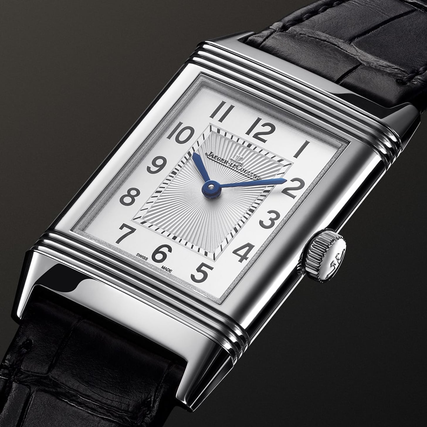 Reverso Classic Duetto Steel Silver Dial 21mm Product Image 3