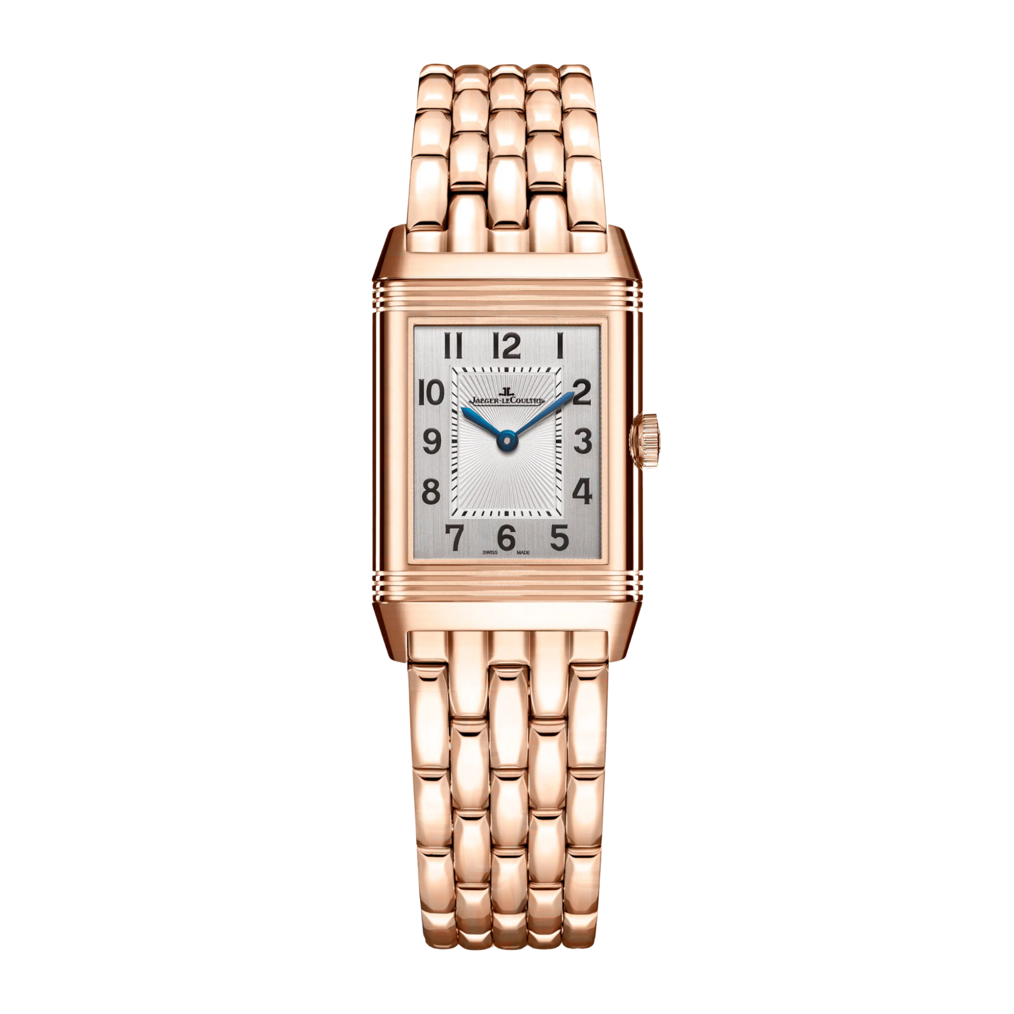 Reverso Classic Duetto Rose Gold Silver Dial 21mm Product Image 1
