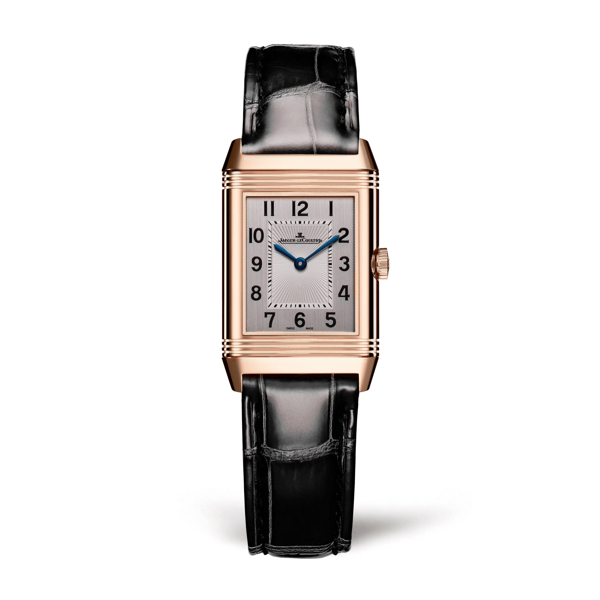 Reverso Classic Duetto Rose Gold Silver Dial 21mm Product Image 1