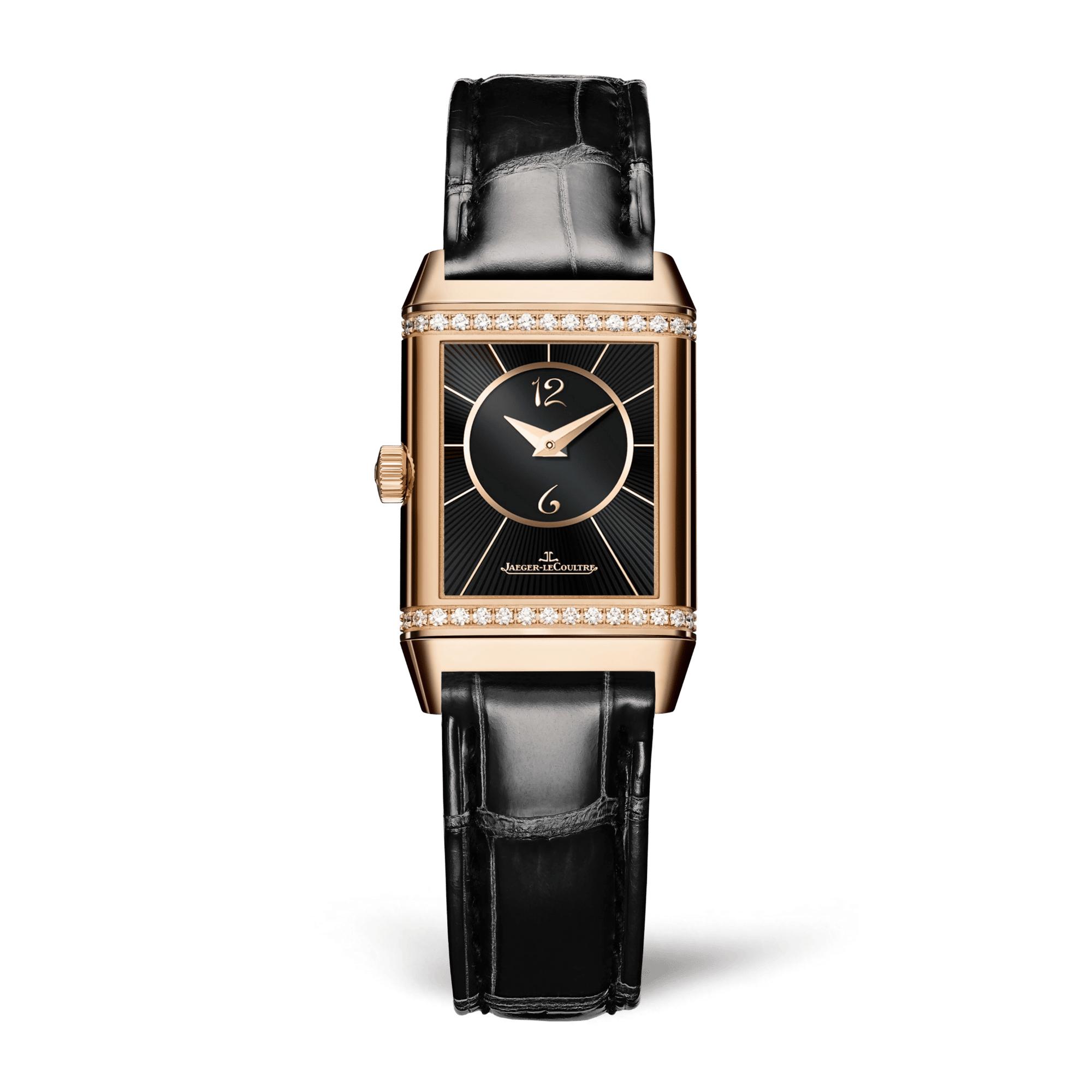 Reverso Classic Duetto Rose Gold Silver Dial 21mm Product Image 2