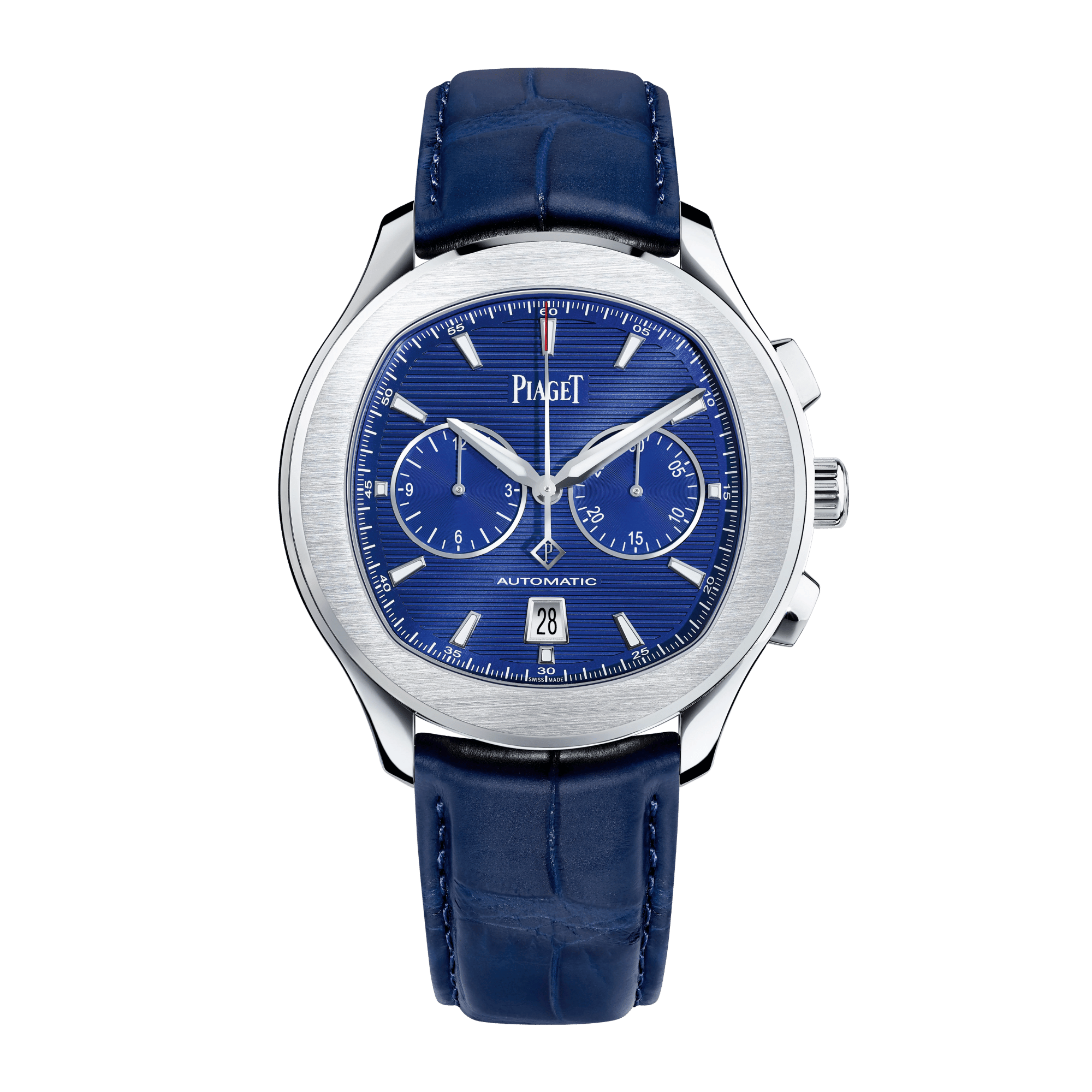 Polo Chronograph Steel Blue Dial 42mm Product Image 1