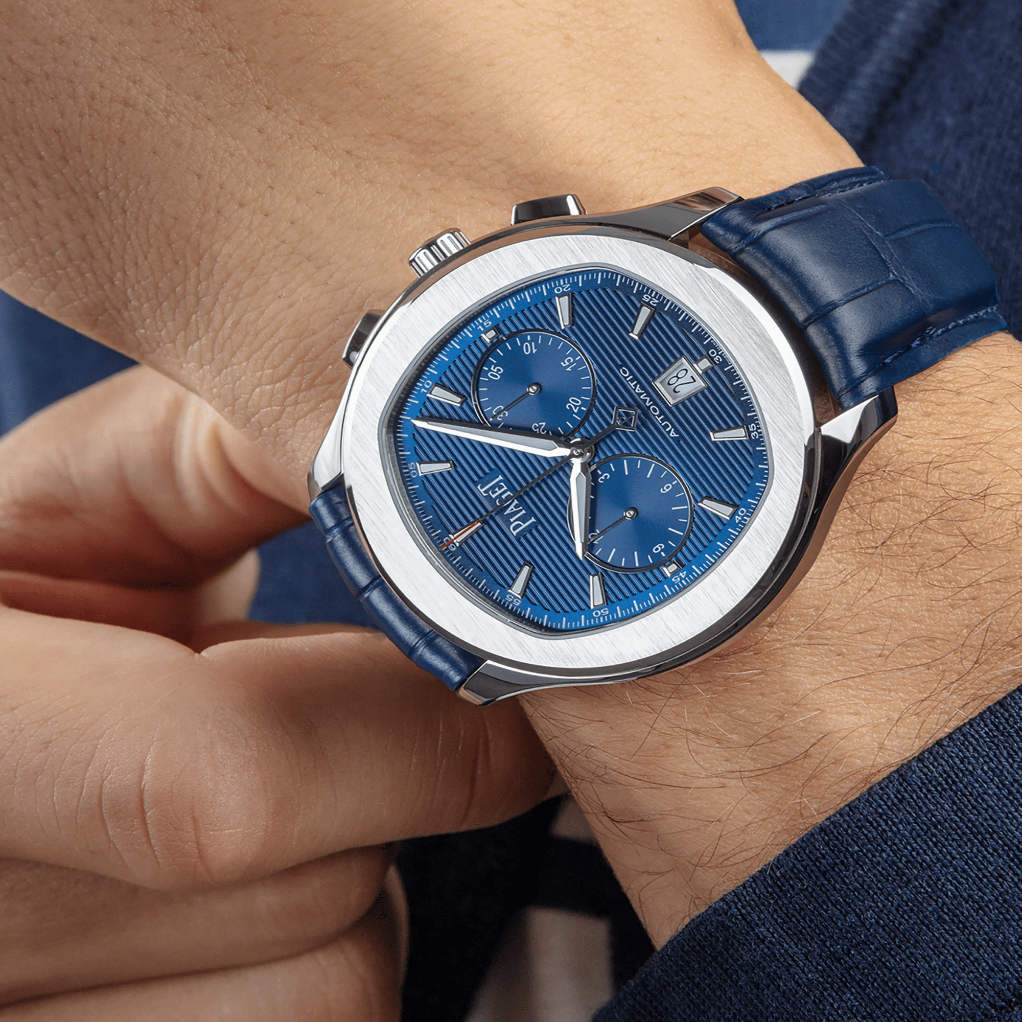 Polo Chronograph Steel Blue Dial 42mm Product Image 5