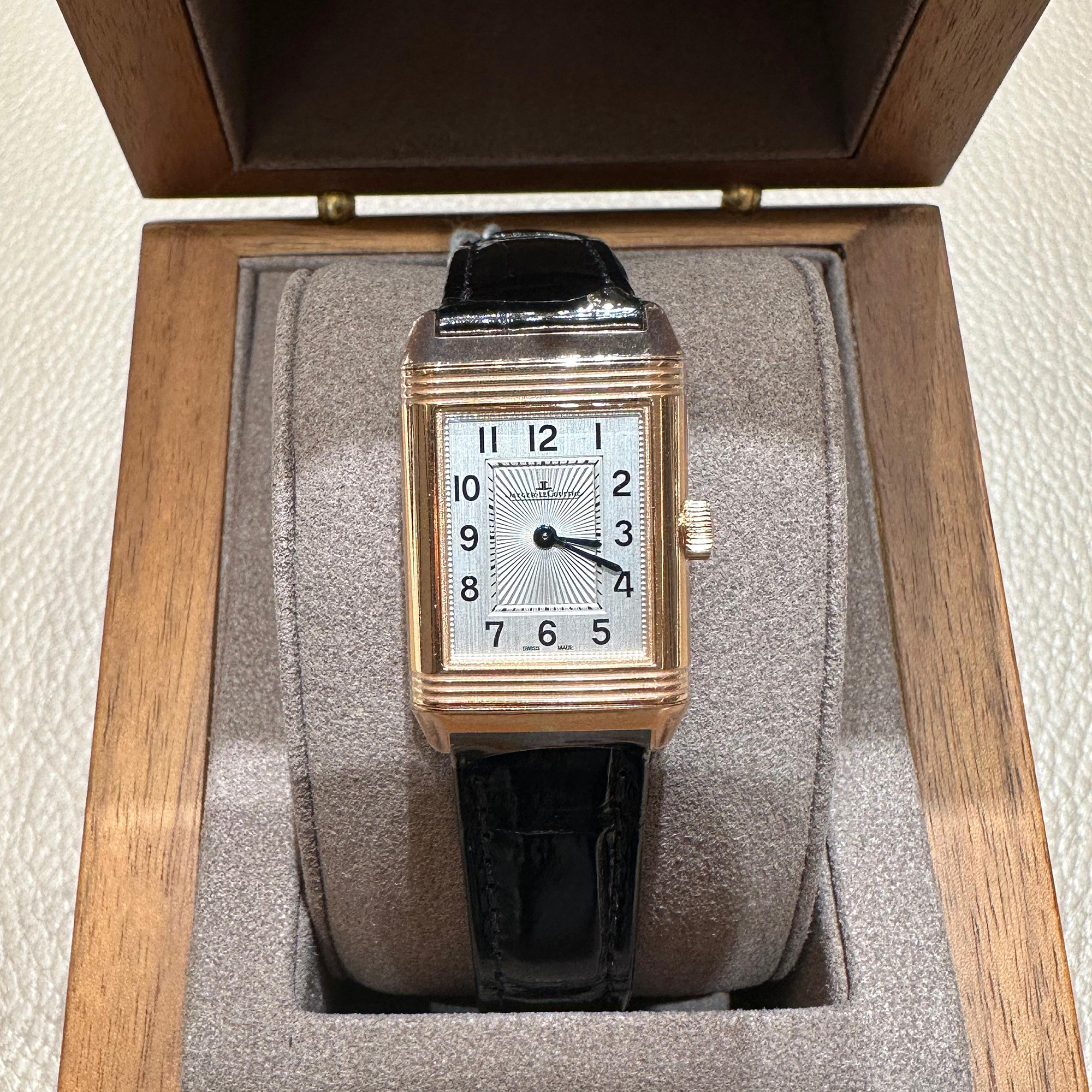 Reverso Classic Duetto Rose Gold Silver Dial 21mm Product Image 6