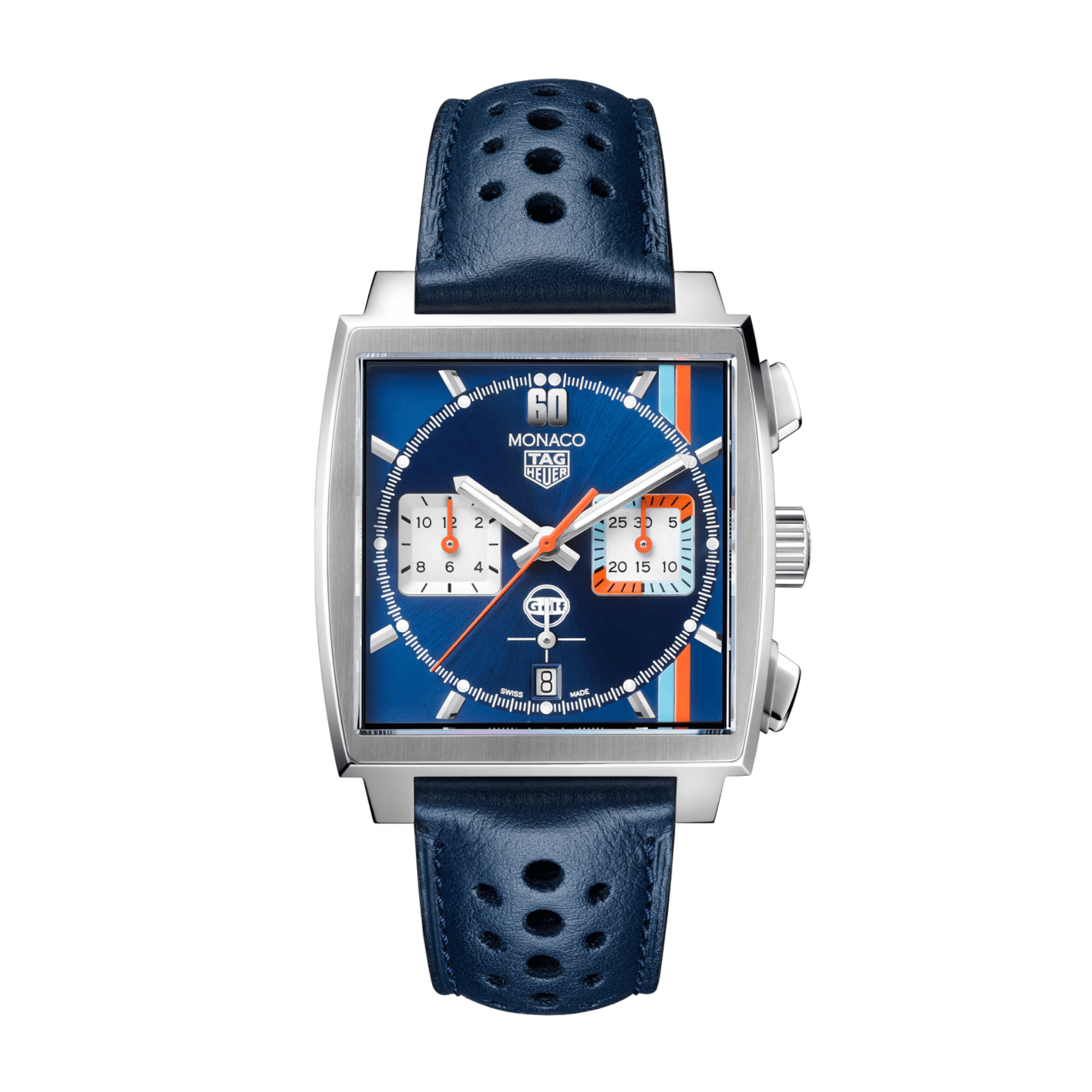 Monaco x Gulf Steel Blue Dial 39mm Product Image 1