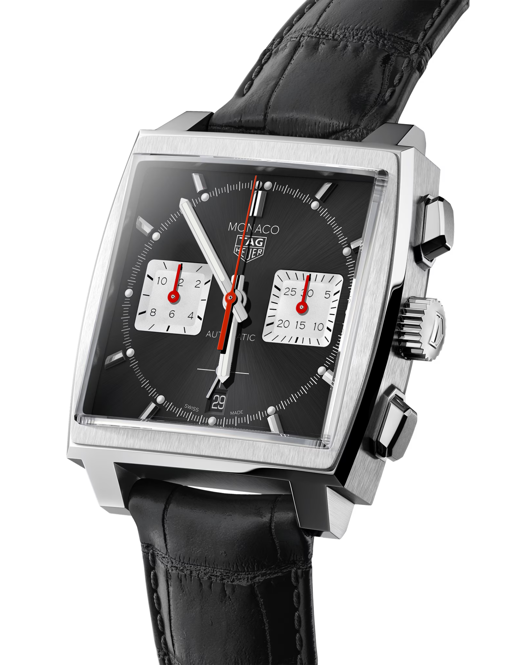 Monaco Steel Black Dial 39mm Product Image 2