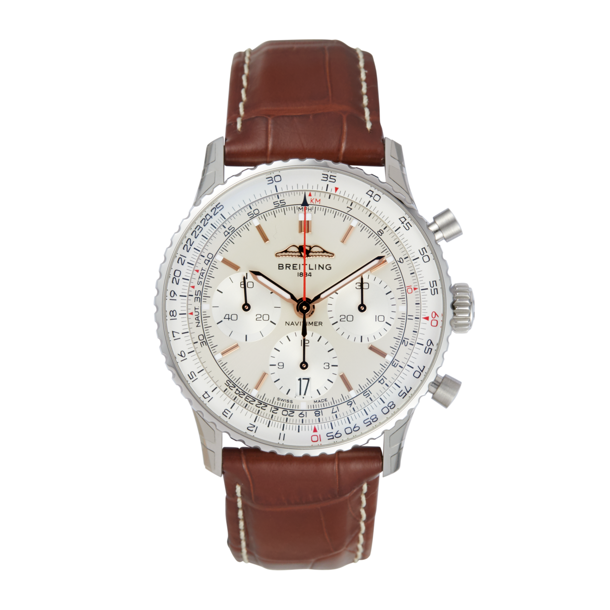 Navitimer B01 Chronograph Steel Silver Dial 41mm Product Image 1