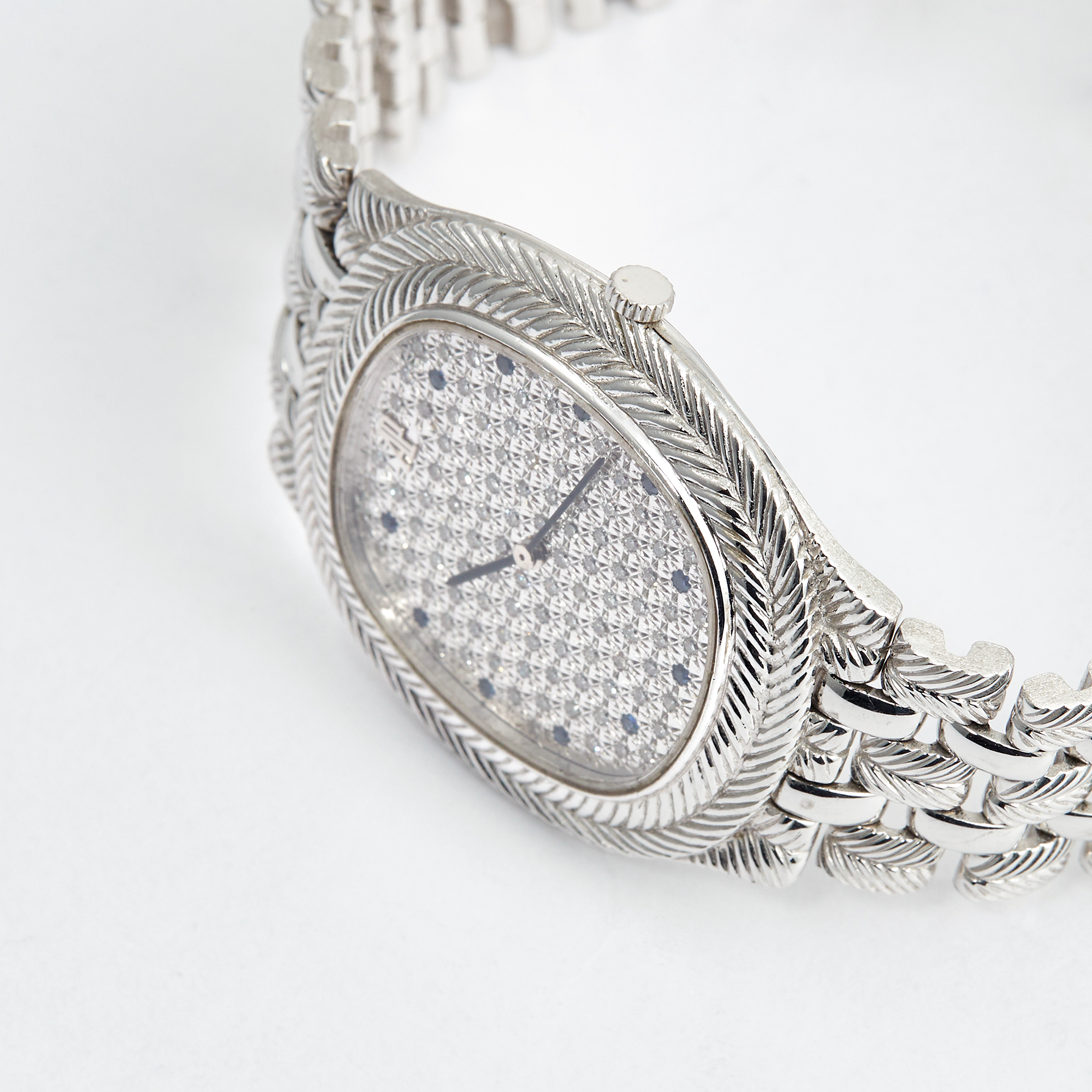Vintage Feather White Gold Pave Dial 31mm Product Image 3