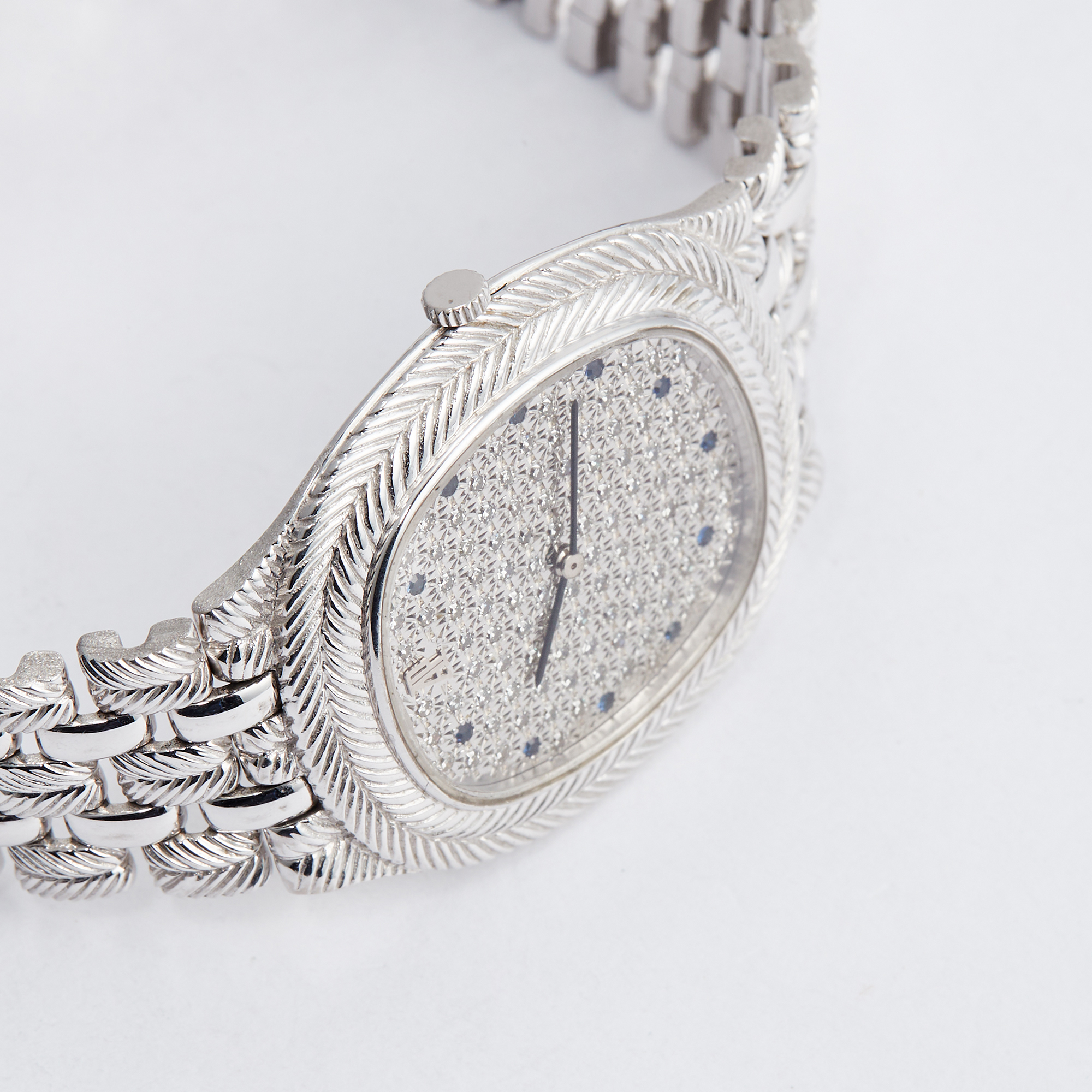 Vintage Feather White Gold Pave Dial 31mm Product Image 4