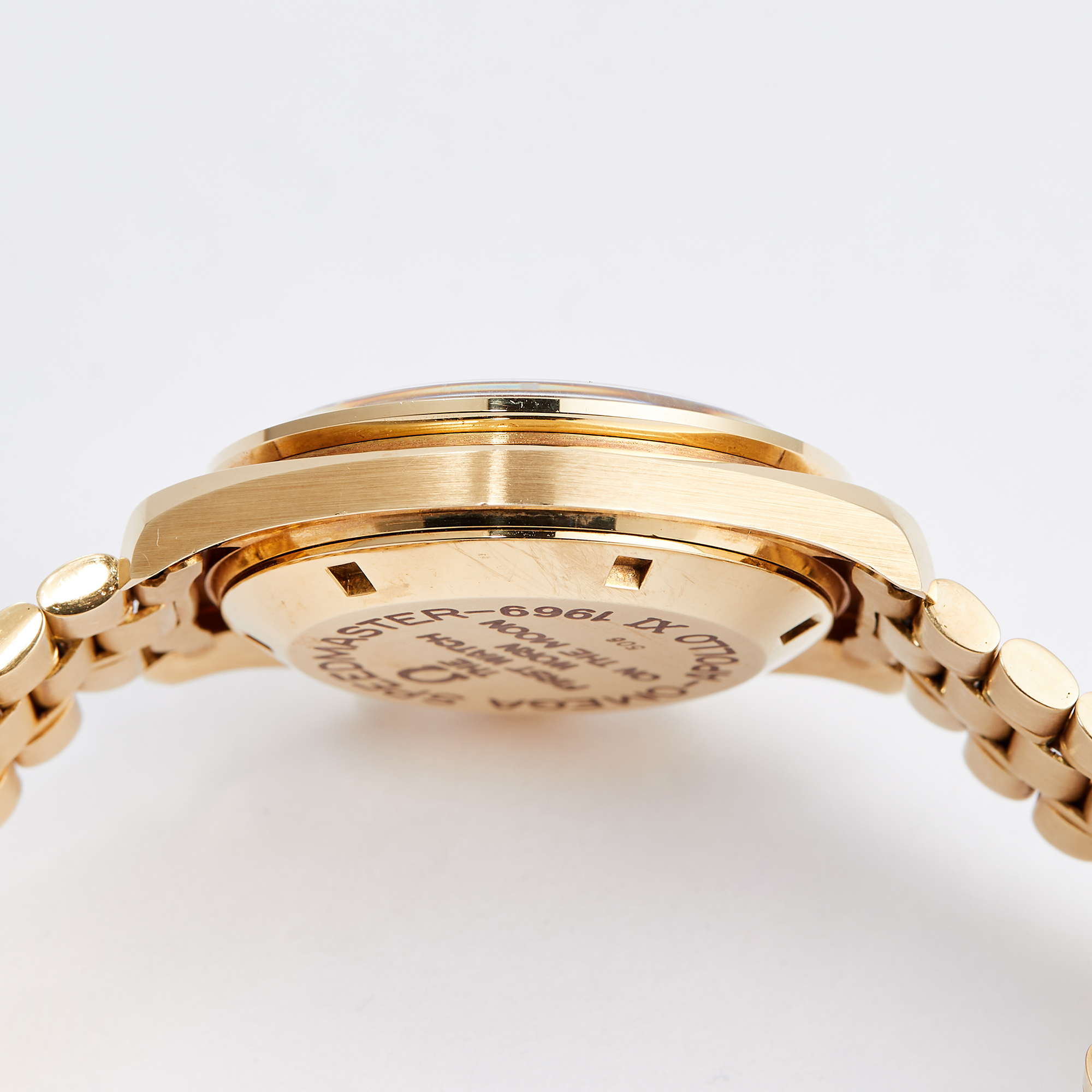 Vintage Speedmaster Professional Moonwatch Apollo XI Yellow Gold Champagne Dial Product Image 7