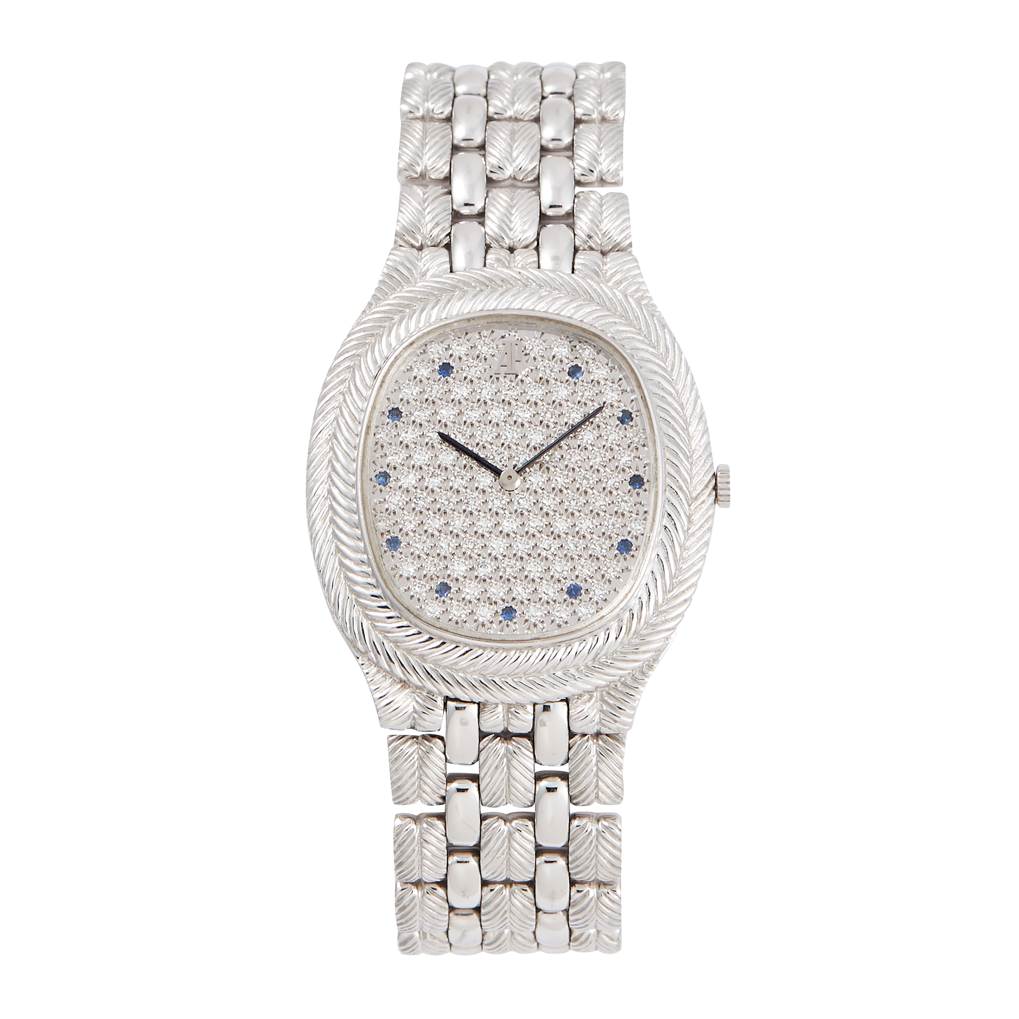 Vintage Feather White Gold Pave Dial 31mm Product Image 1