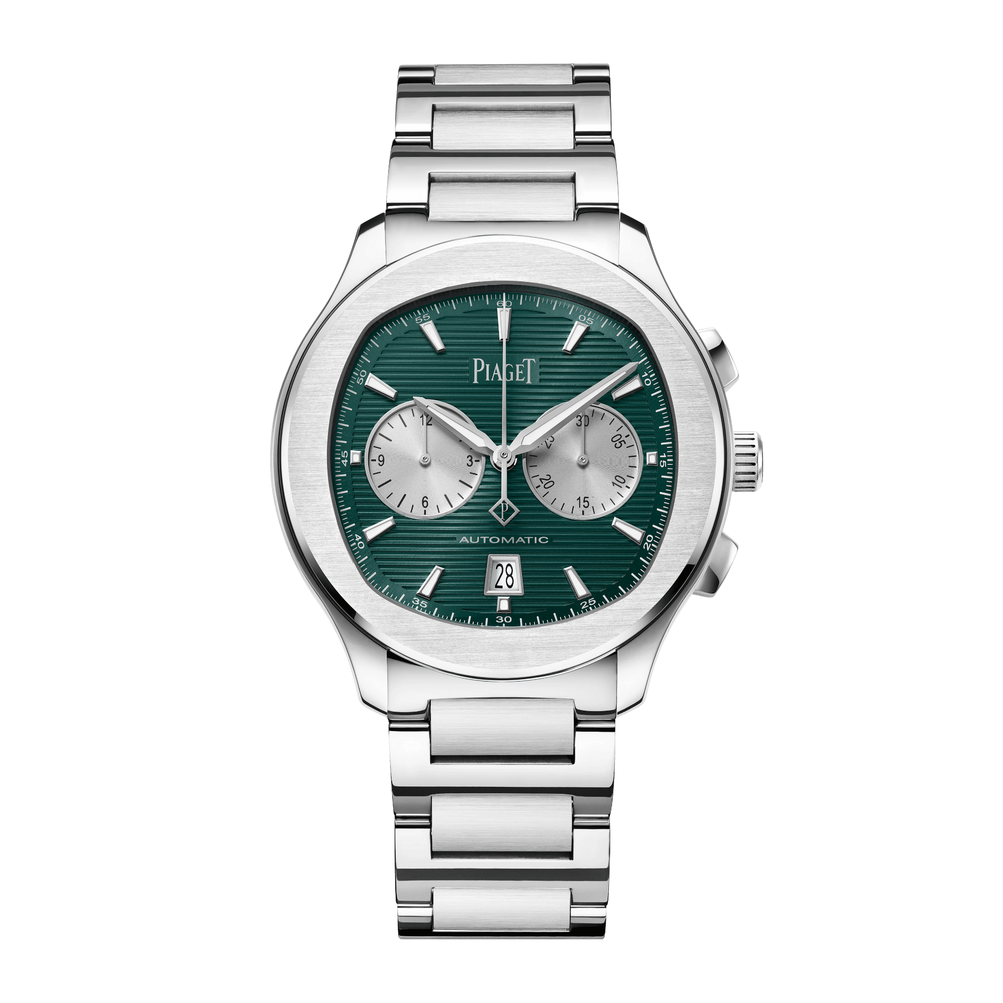 Piaget Polo Date Steel Green Dial 42mm G0A45005 Wristcheck
