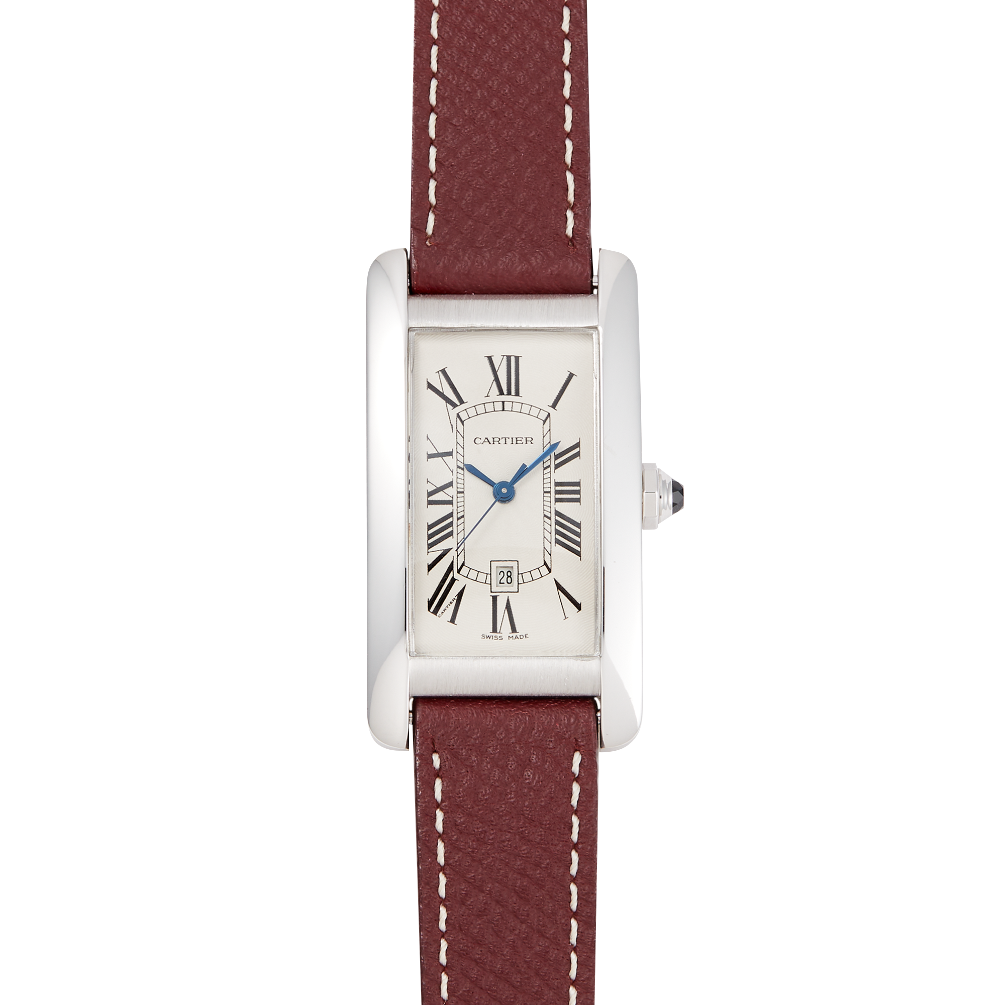 Tank Americaine White Gold Silver Dial 22mm Product Image