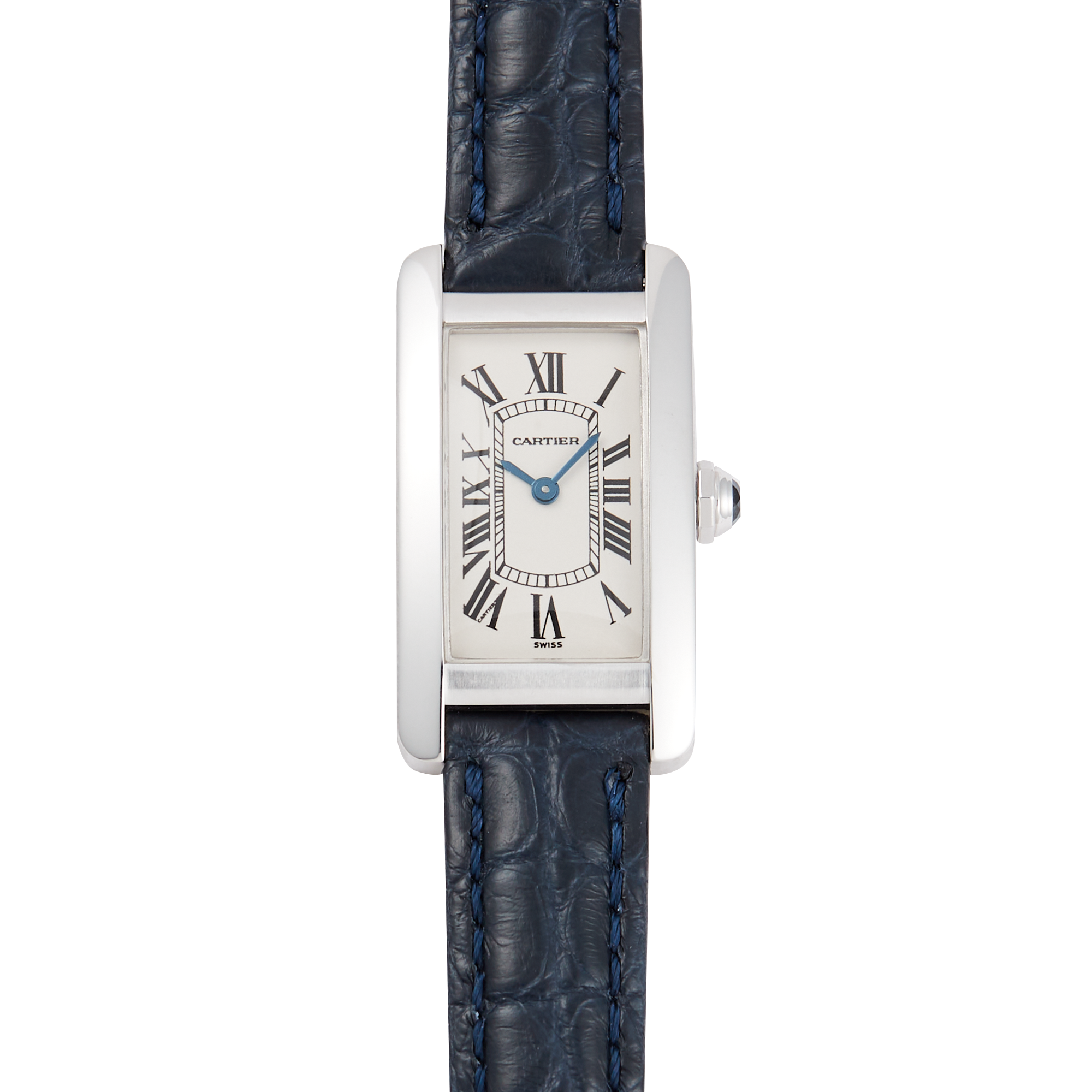 Tank Americaine White Gold Silver Dial 19mm Product Image 1